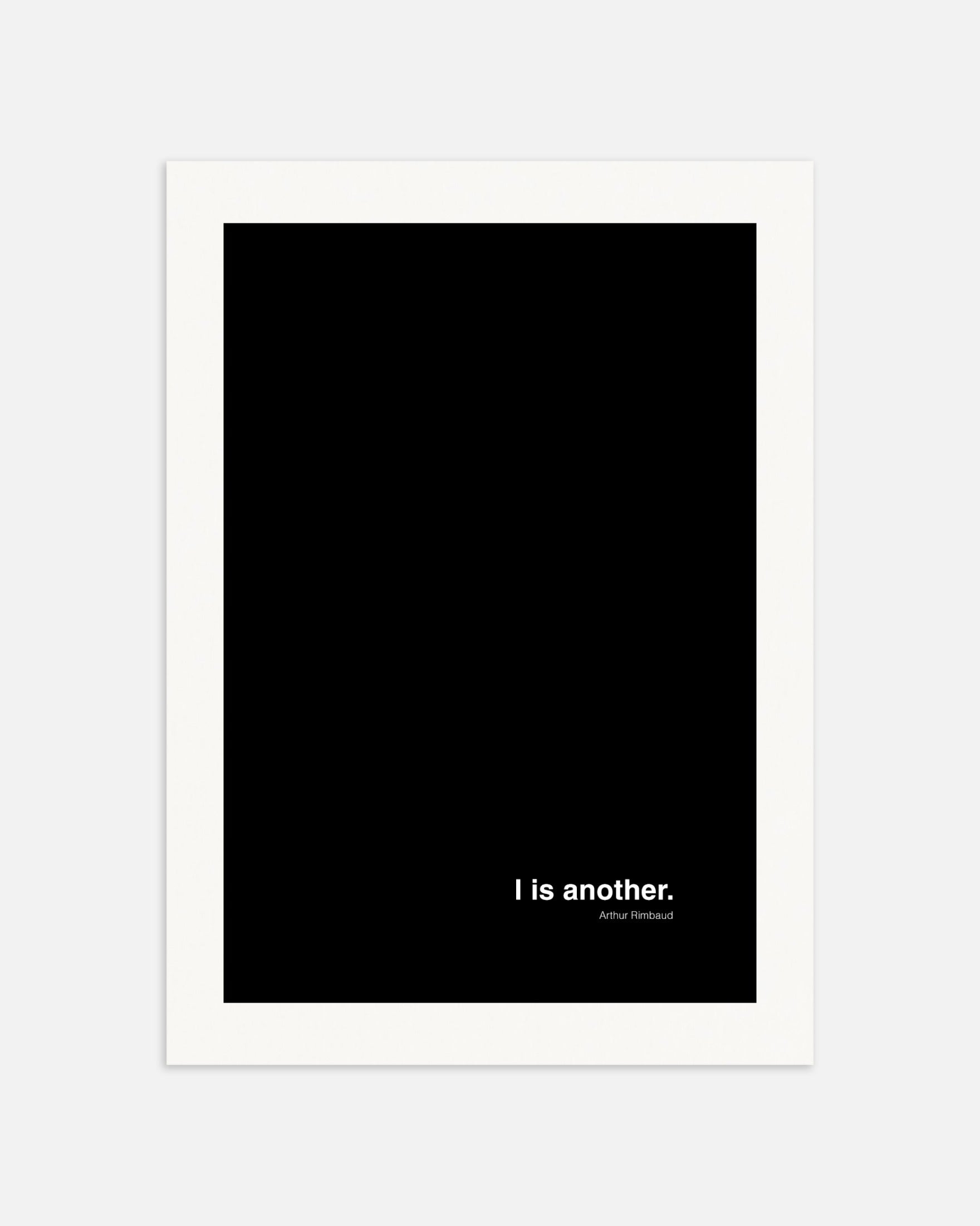 Poster: I is another - Arthur Rimbaud