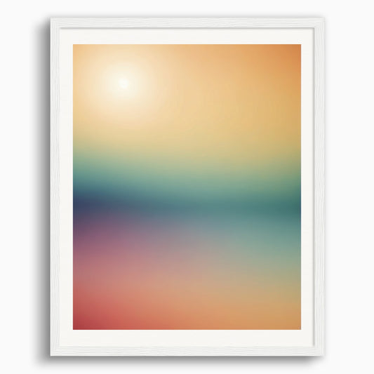 Poster: Soothing Abstract Gradients, Sun