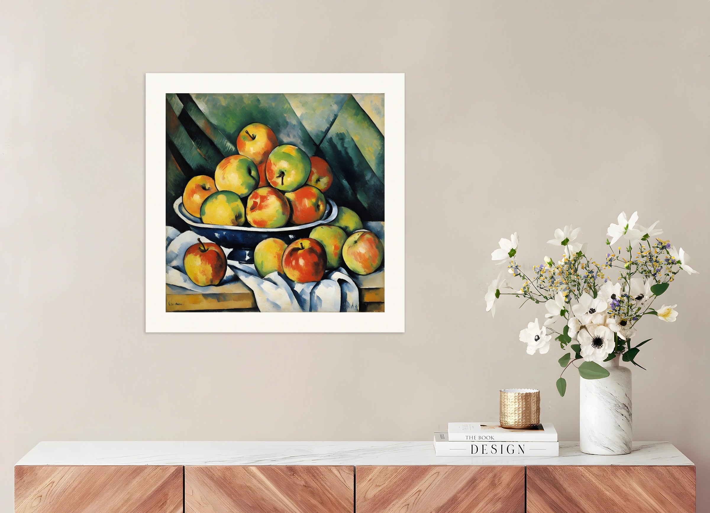 Poster: Fauvism, basket of apples