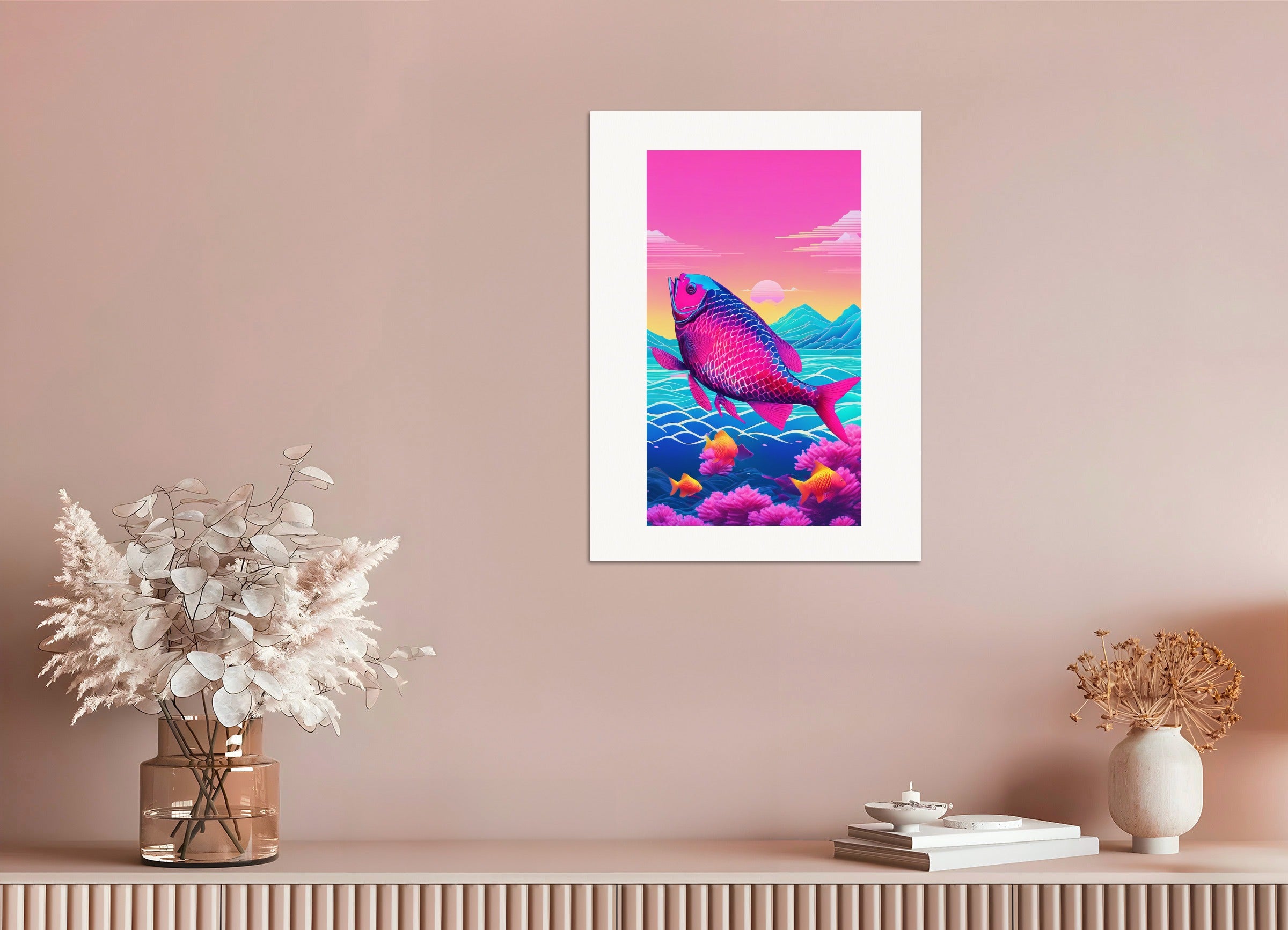 Poster: Vaporwave, Fish