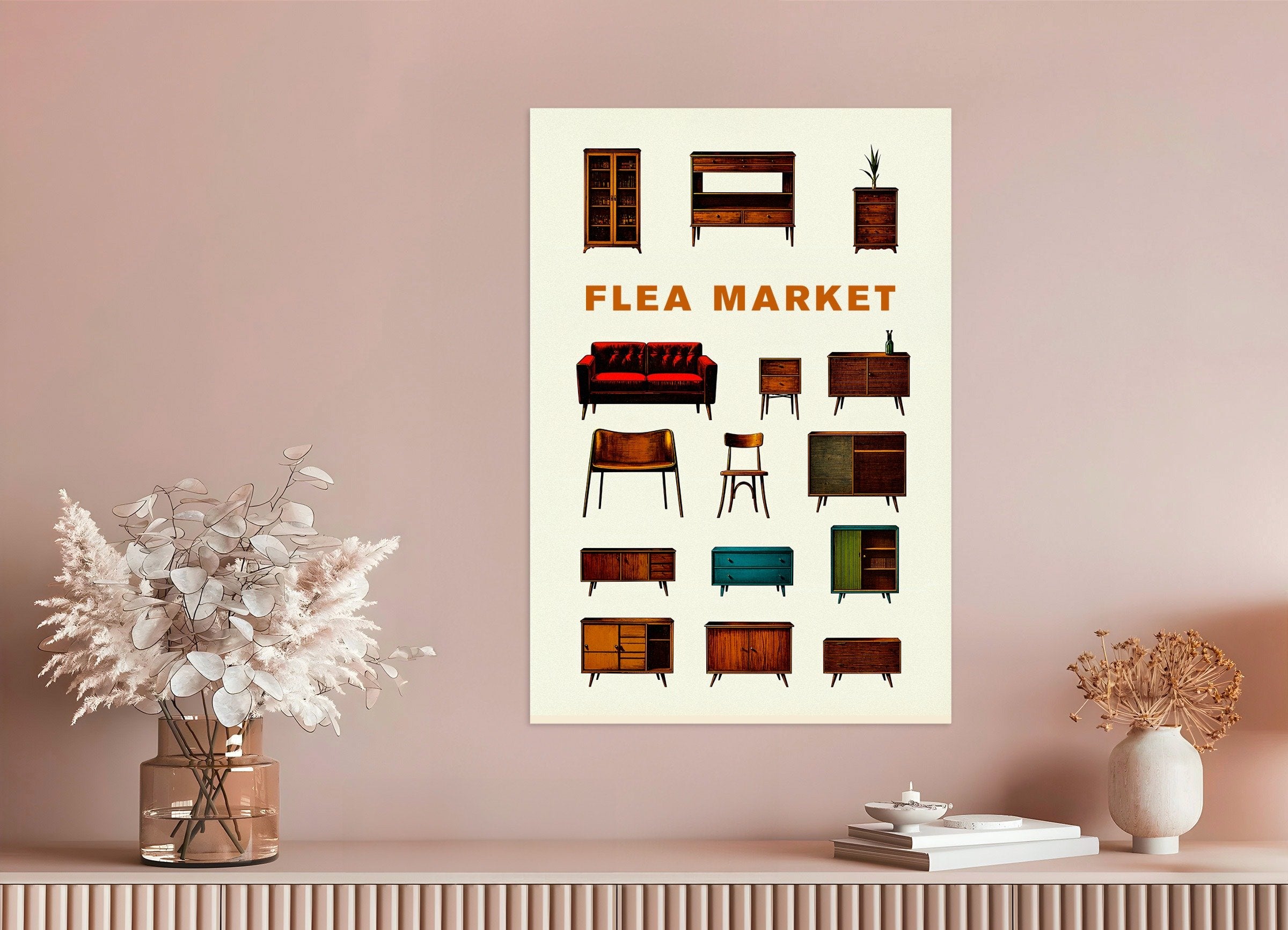 Poster of Flea market, furniture