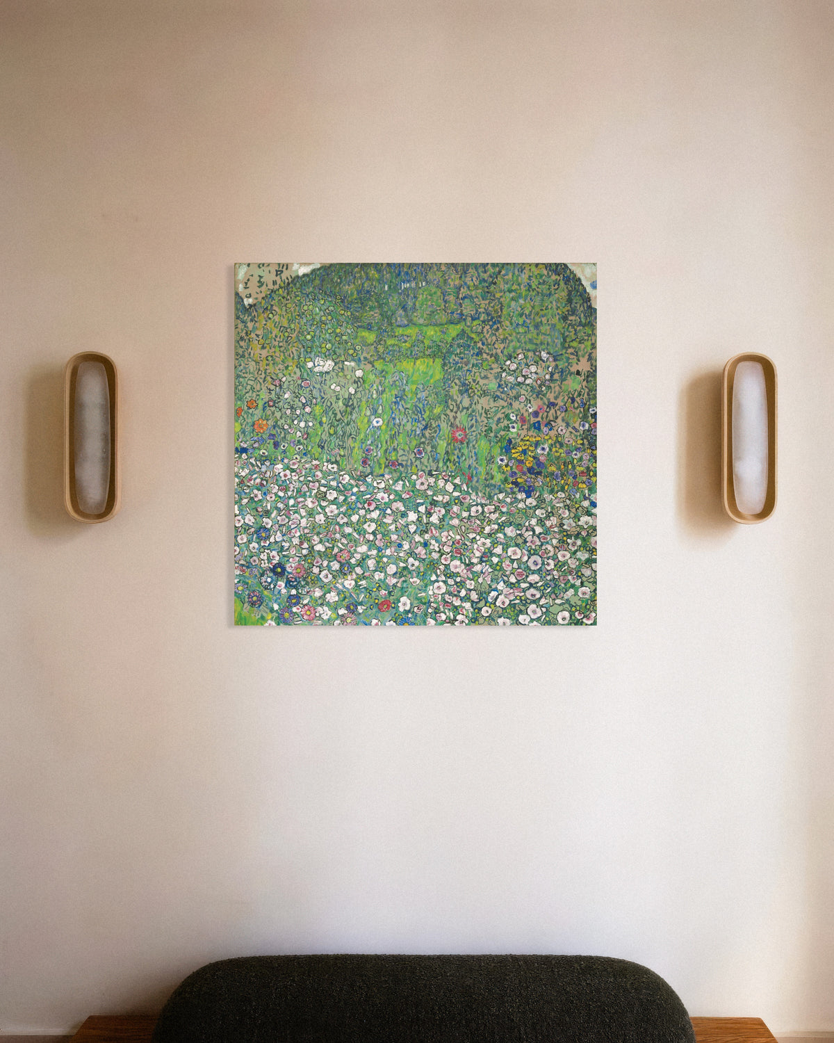 Poster av Hagelandskap med høyde (1916) av Gustav Klimt