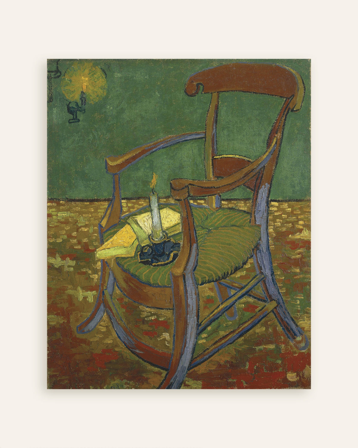 Poster of Gauguin's Chair (1888) by Vincent van Gogh, thumbnail