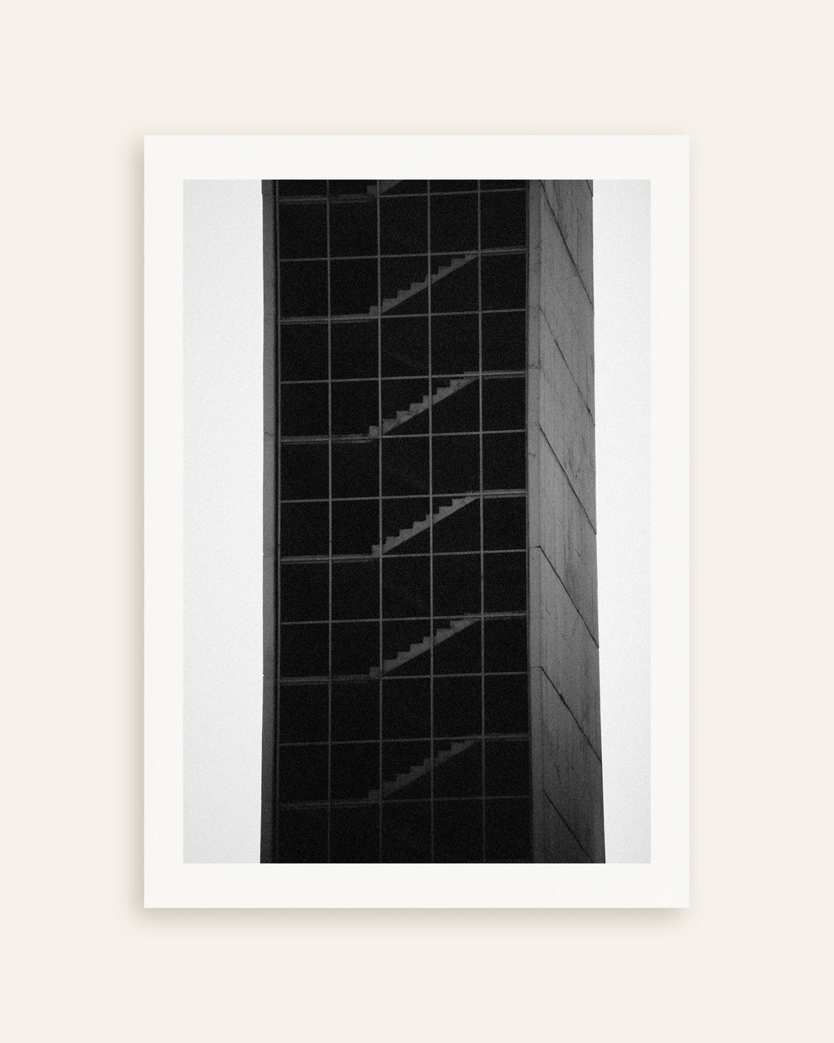 Plakat «Tårn med glasstrapp», miniatyrbilde