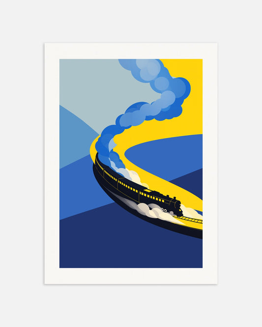 Poster of Graphic poster, Train, thumbnail