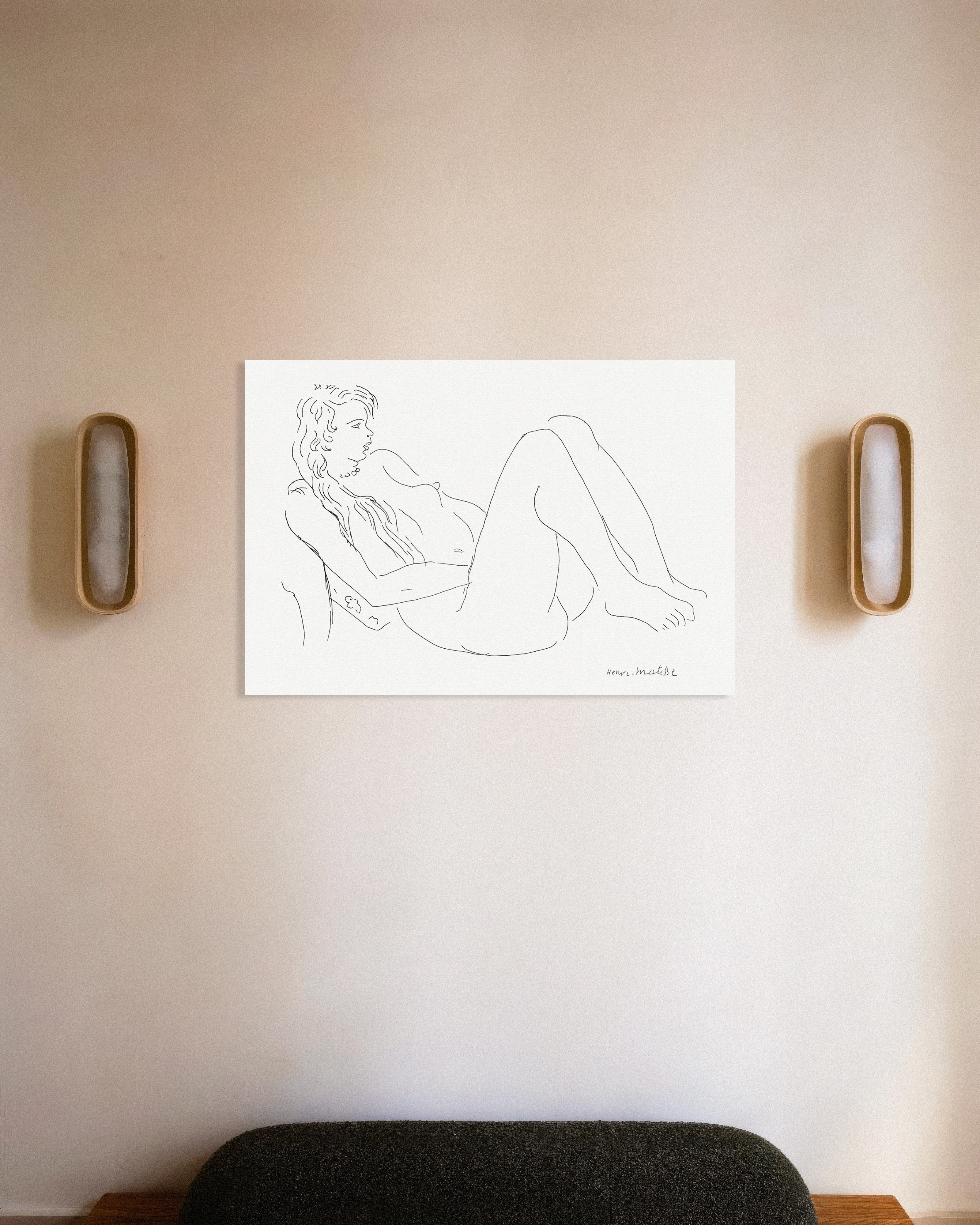 Henri Matisse Nude with necklace (1920) | Posterscape