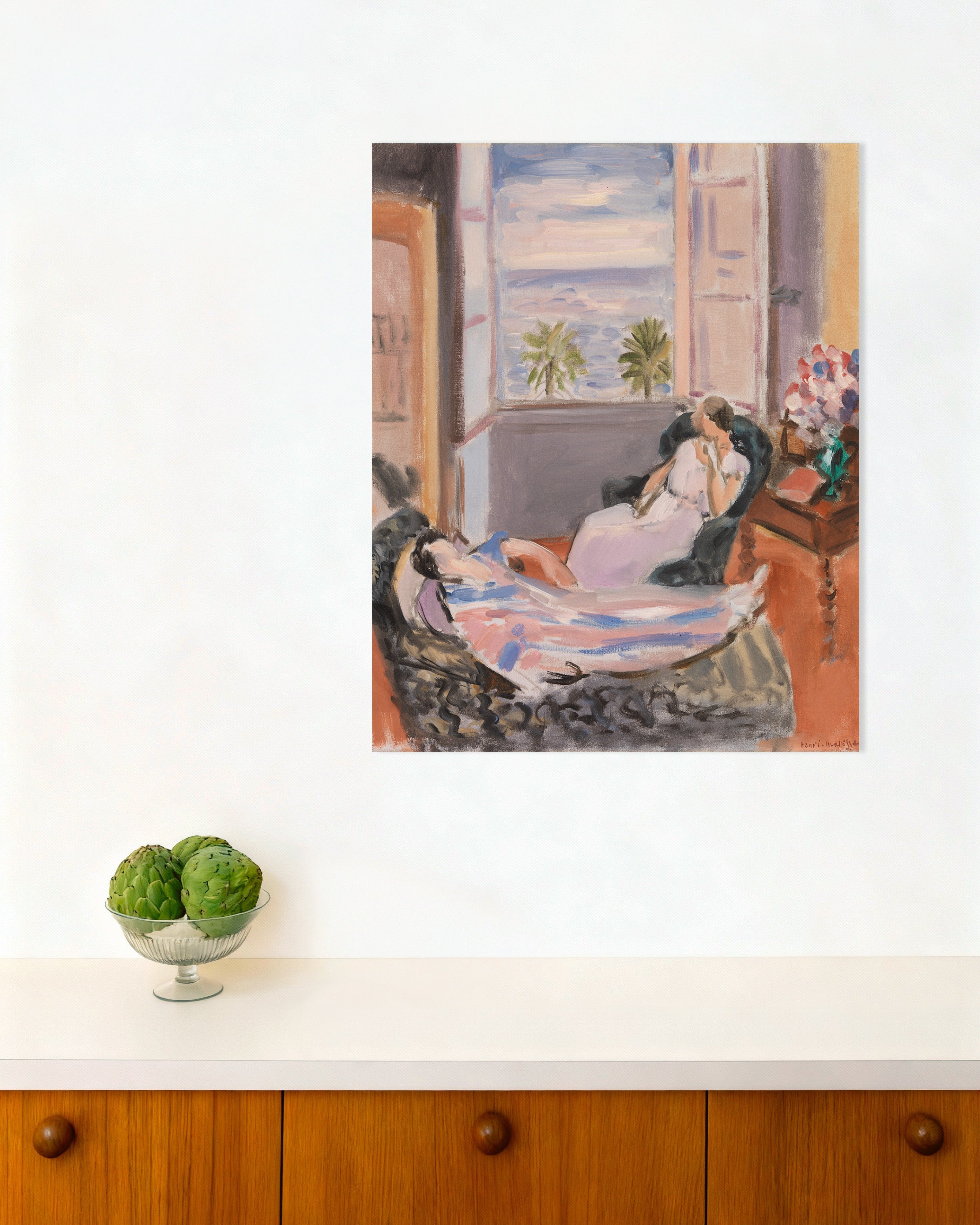 Matisse Interior with Two Figures 1921 Poster | Posterscape