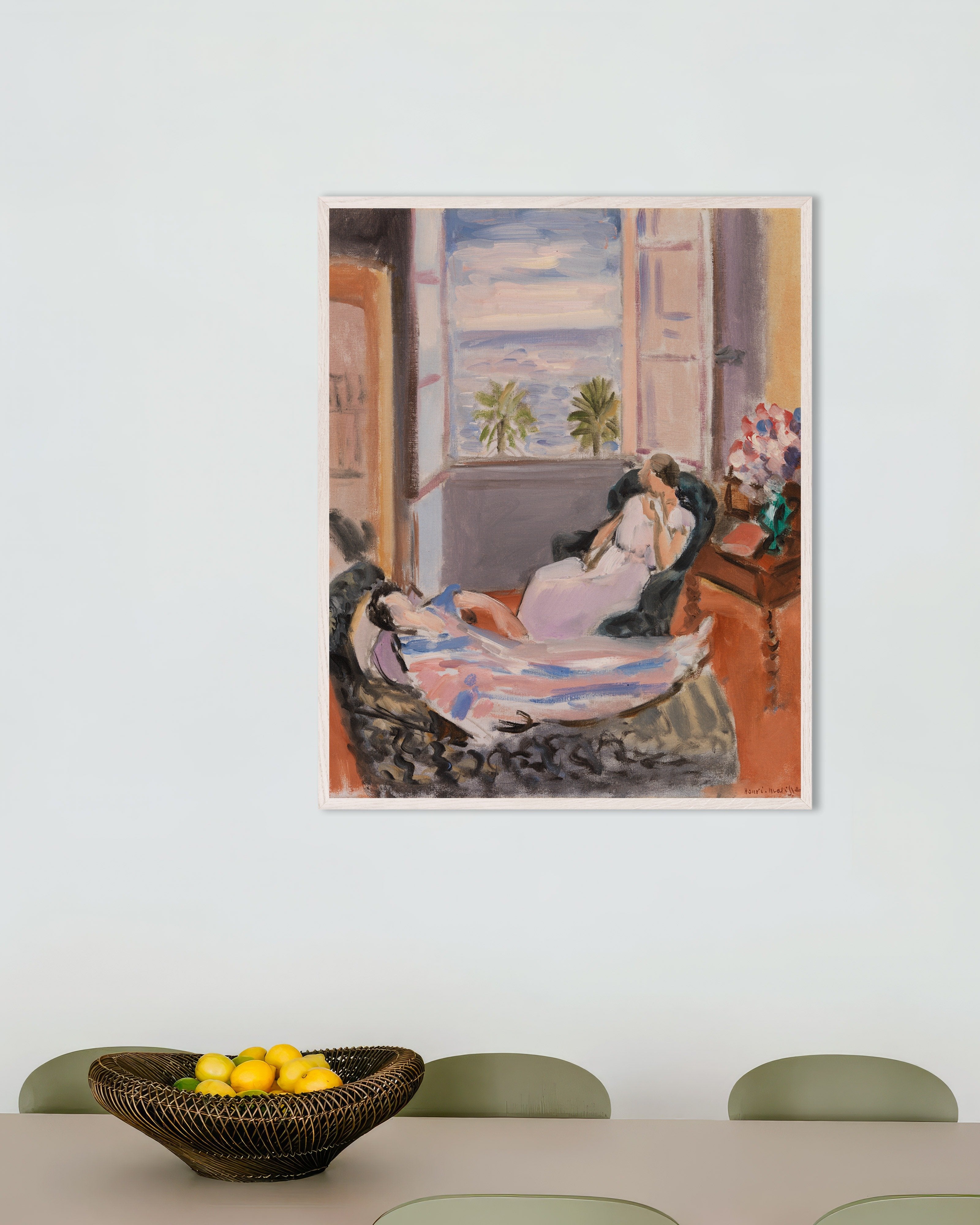 Matisse Interior with Two Figures 1921 Poster | Posterscape