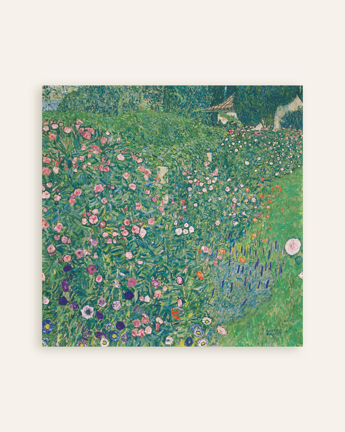 Plakat Italiensk hagelandskap (1913) av Gustav Klimt, miniatyr