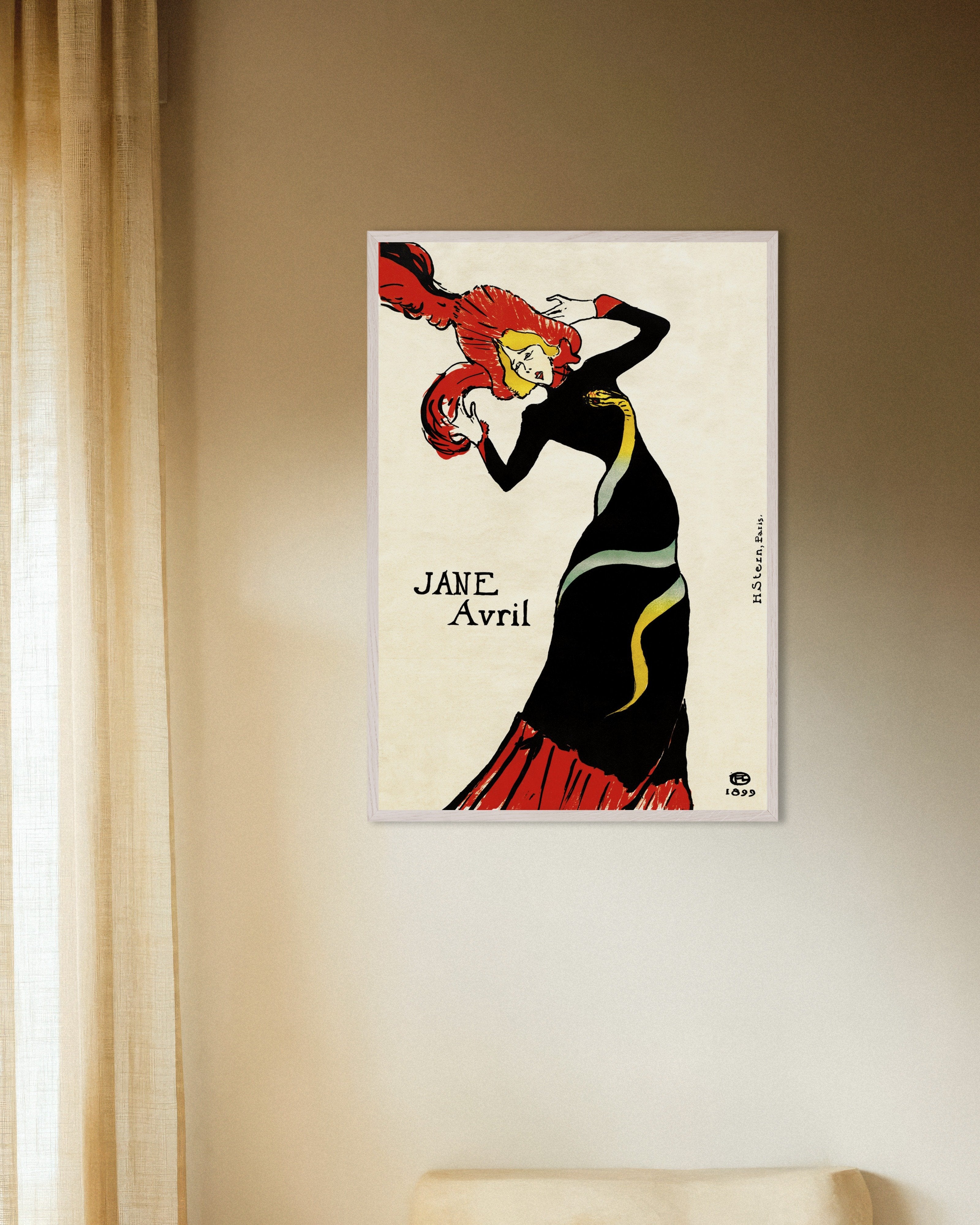 Jane Avril 1899 Toulouse-Lautrec Art Poster | Posterscape