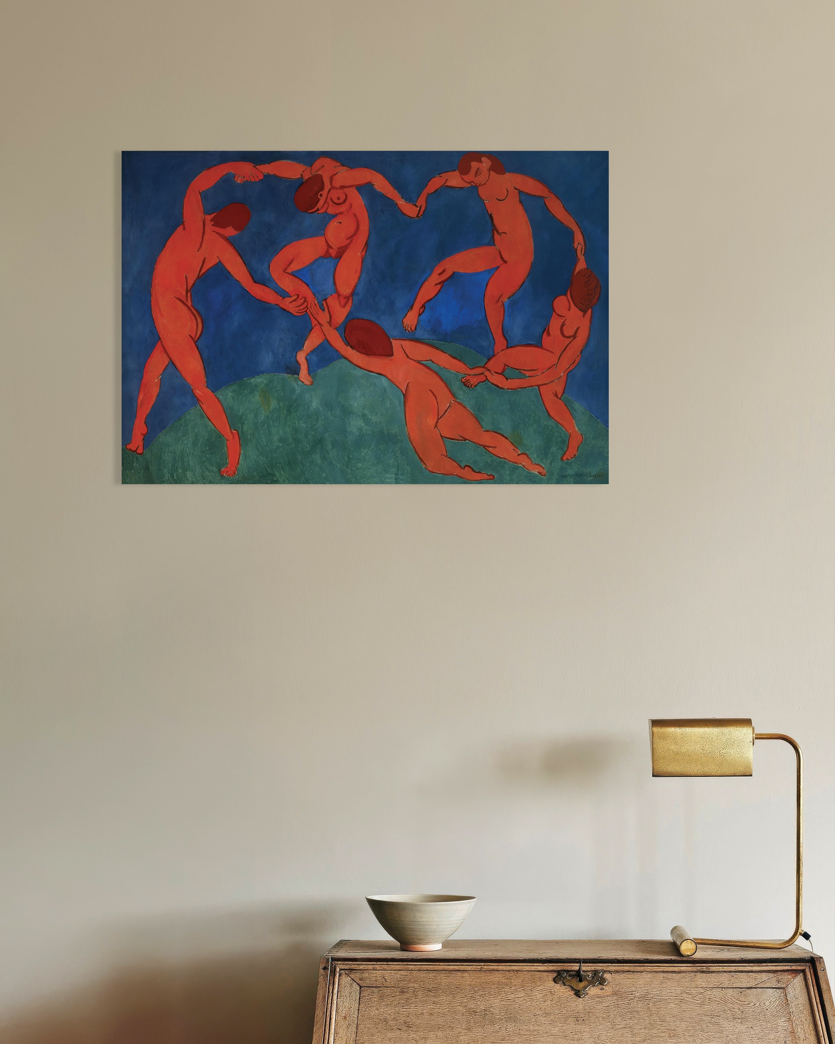 Poster of La danse II (1910) by Henri Matisse - Poster