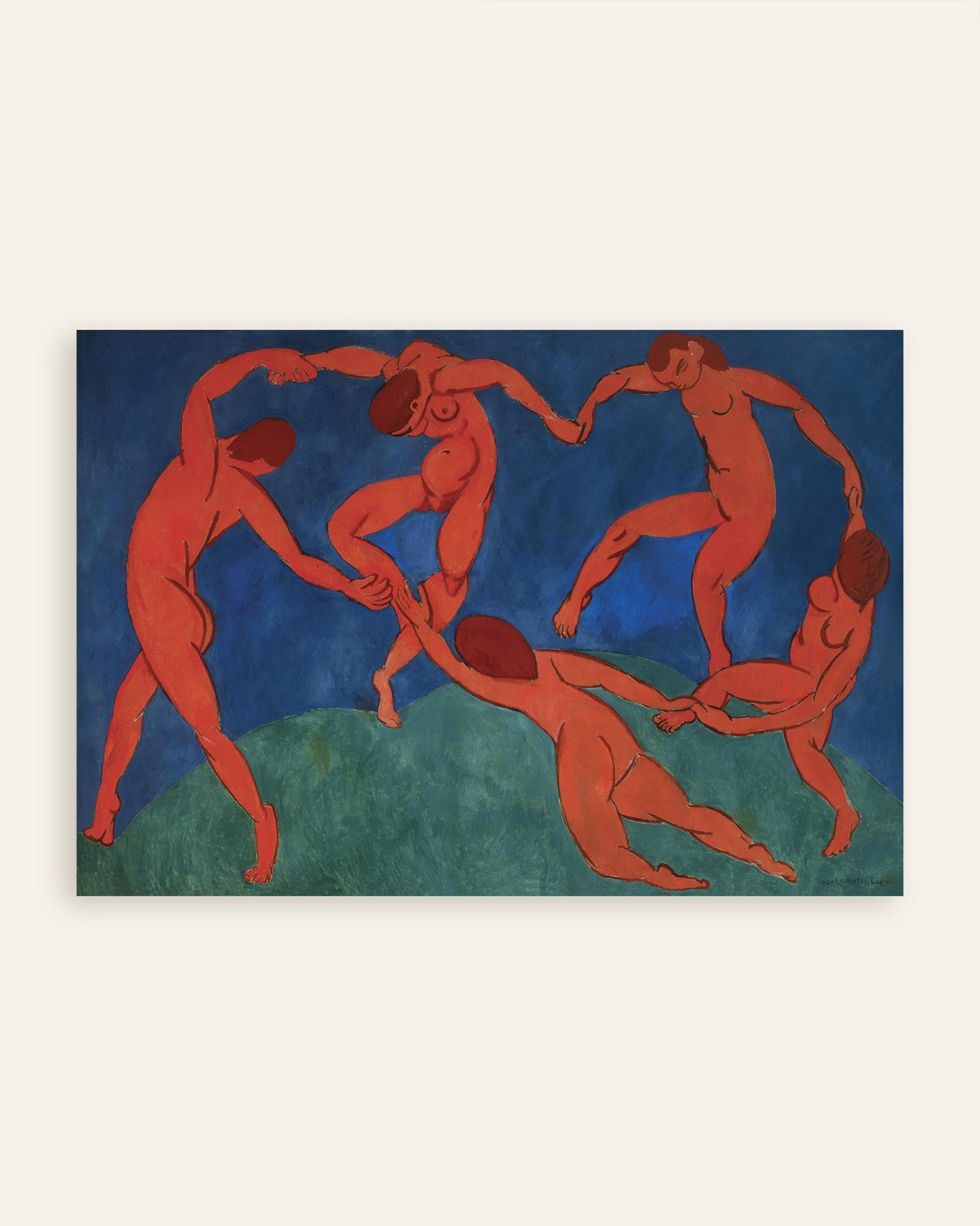 La danse II (1910) av Henri Matisse, miniatyr