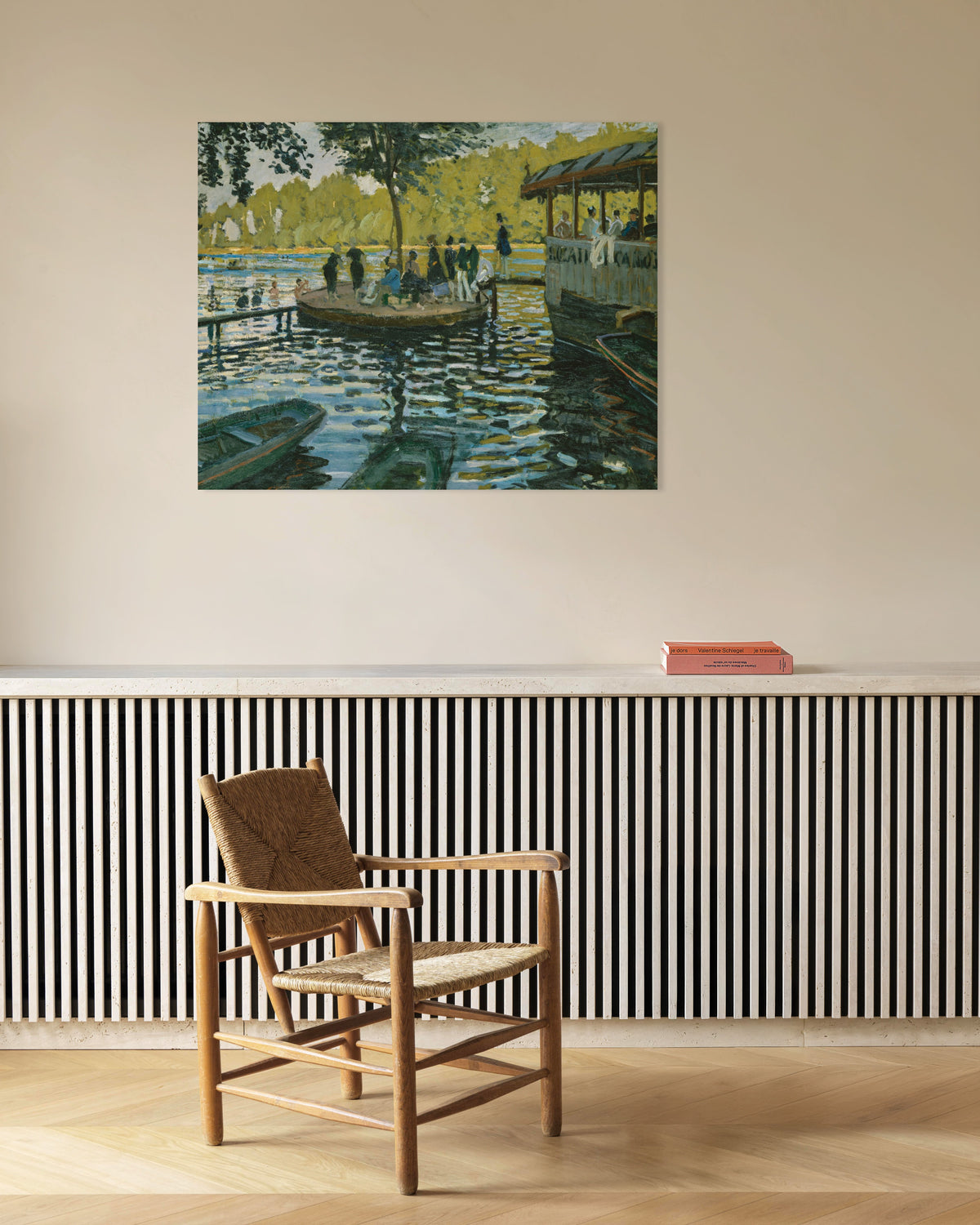 Plakat La Grenouillère (1869) av Claude Monet