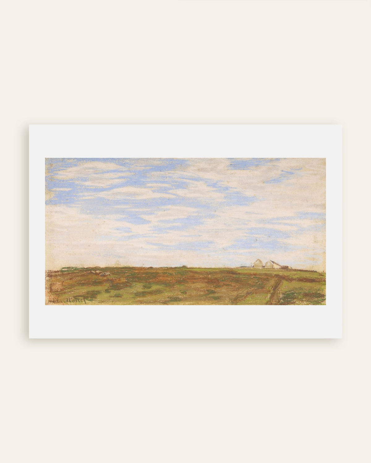 Poster of Landscape (1864–1866) by Claude Monet, thumbnail
