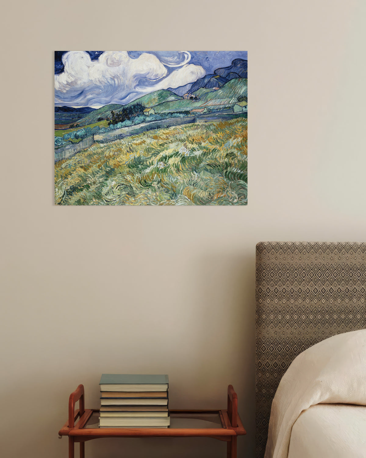 Poster av Landskap fra Saint-Rémy (1889) av Vincent van Gogh