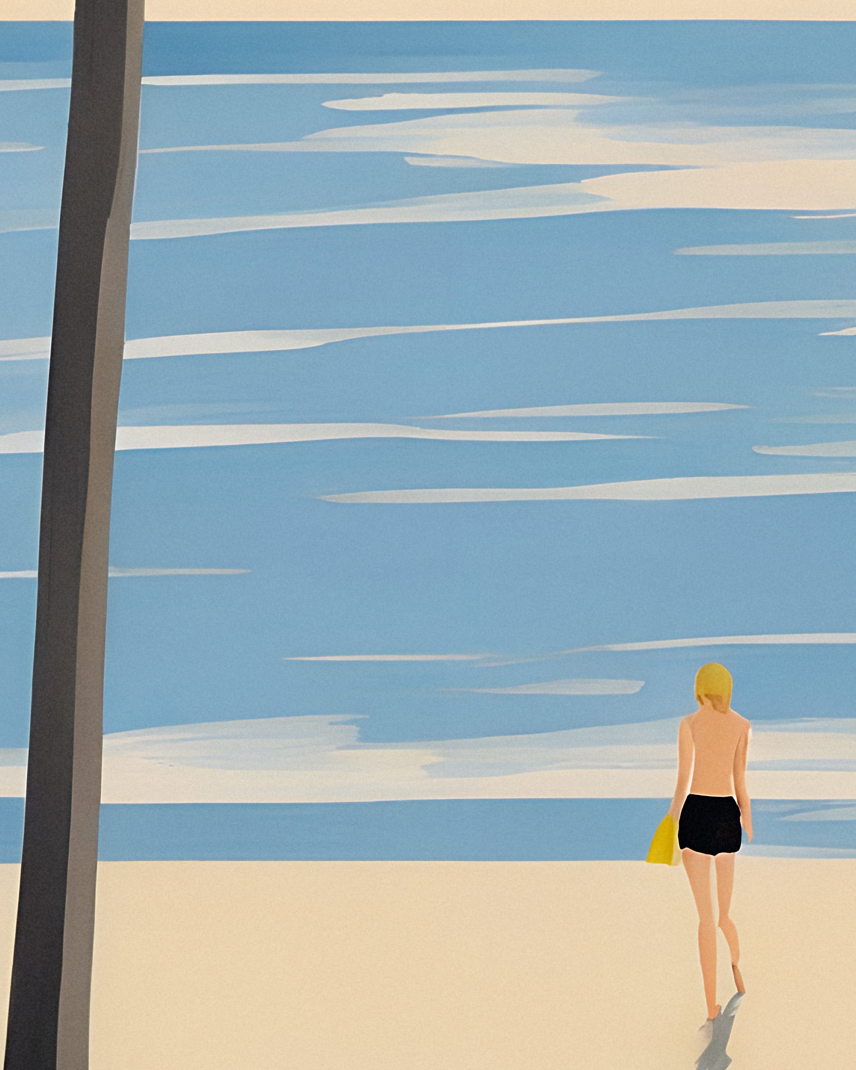 Beautiful Days at the Beach - Palm Tree Paradise Art Print