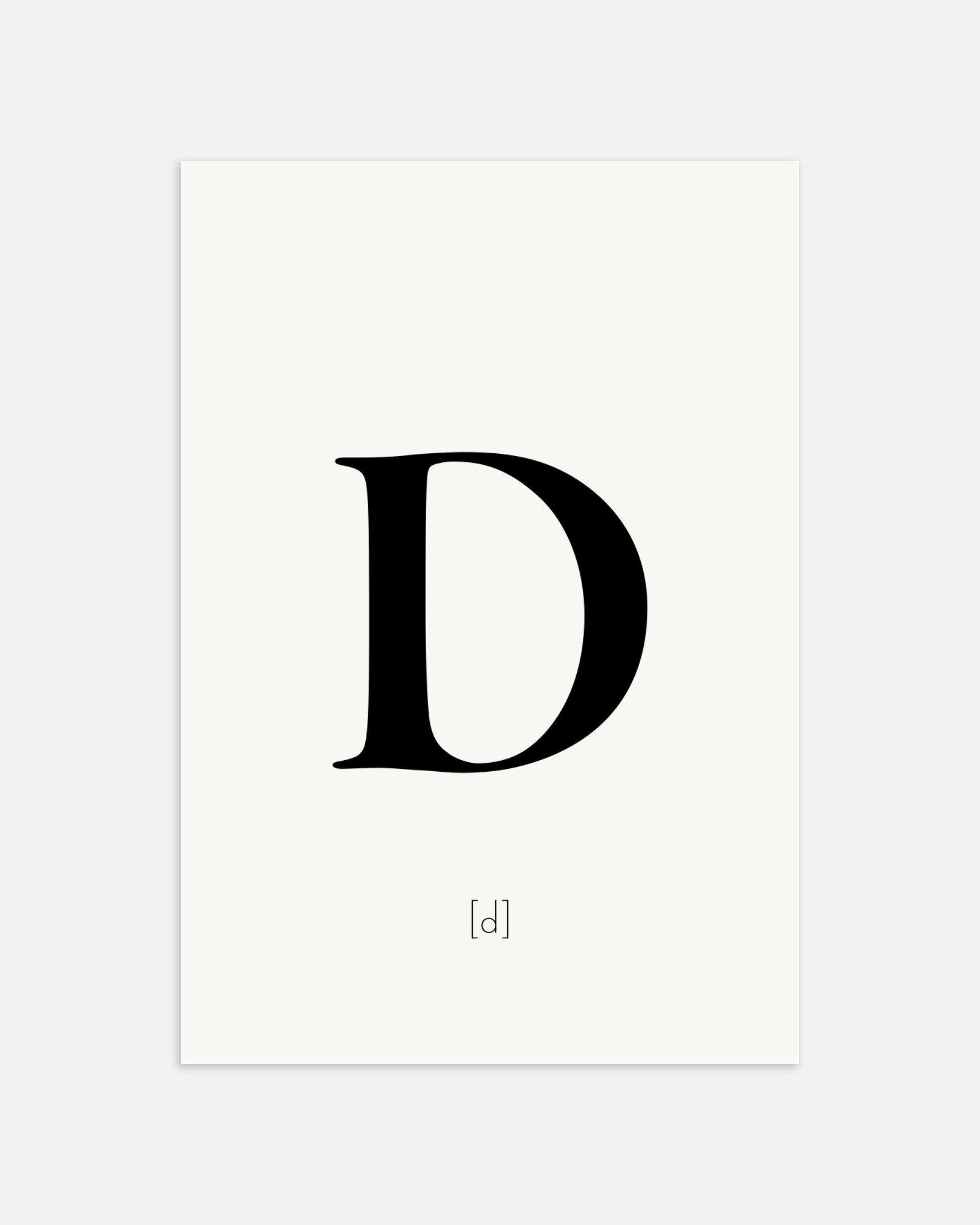 Poster of Letter D, thumbnail