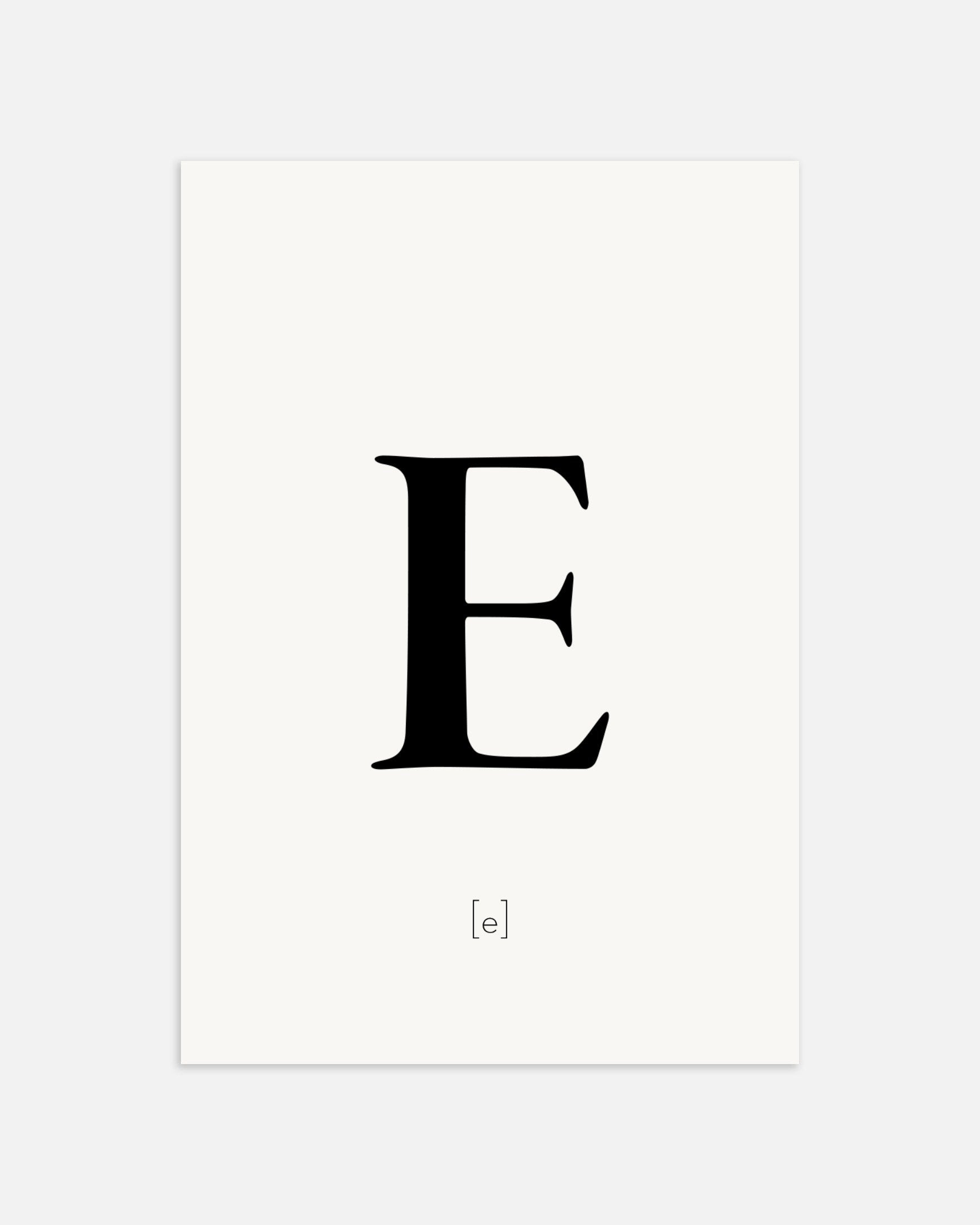 Poster of Letter E, thumbnail