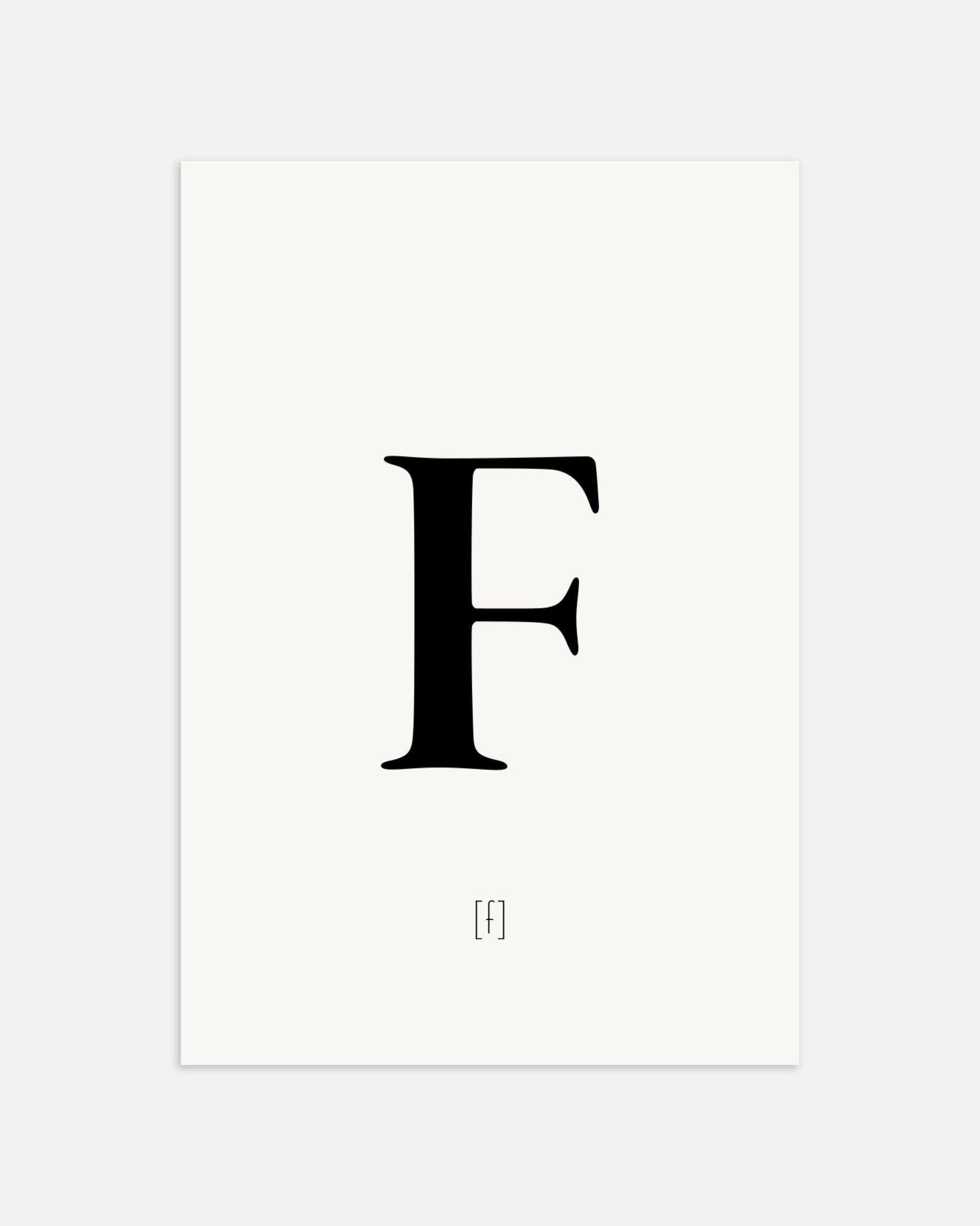 Poster of Letter F, thumbnail