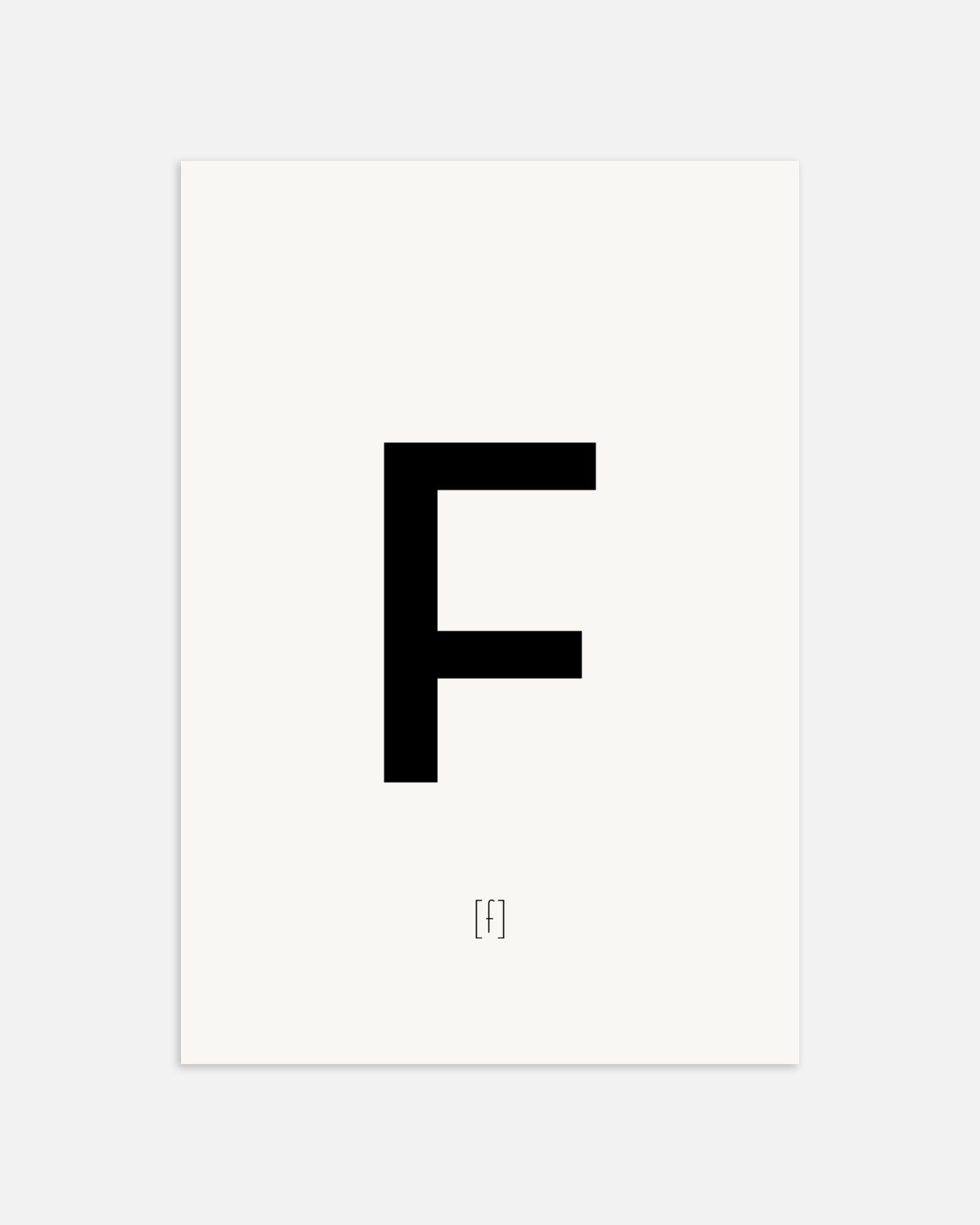 Poster of Letter F, thumbnail