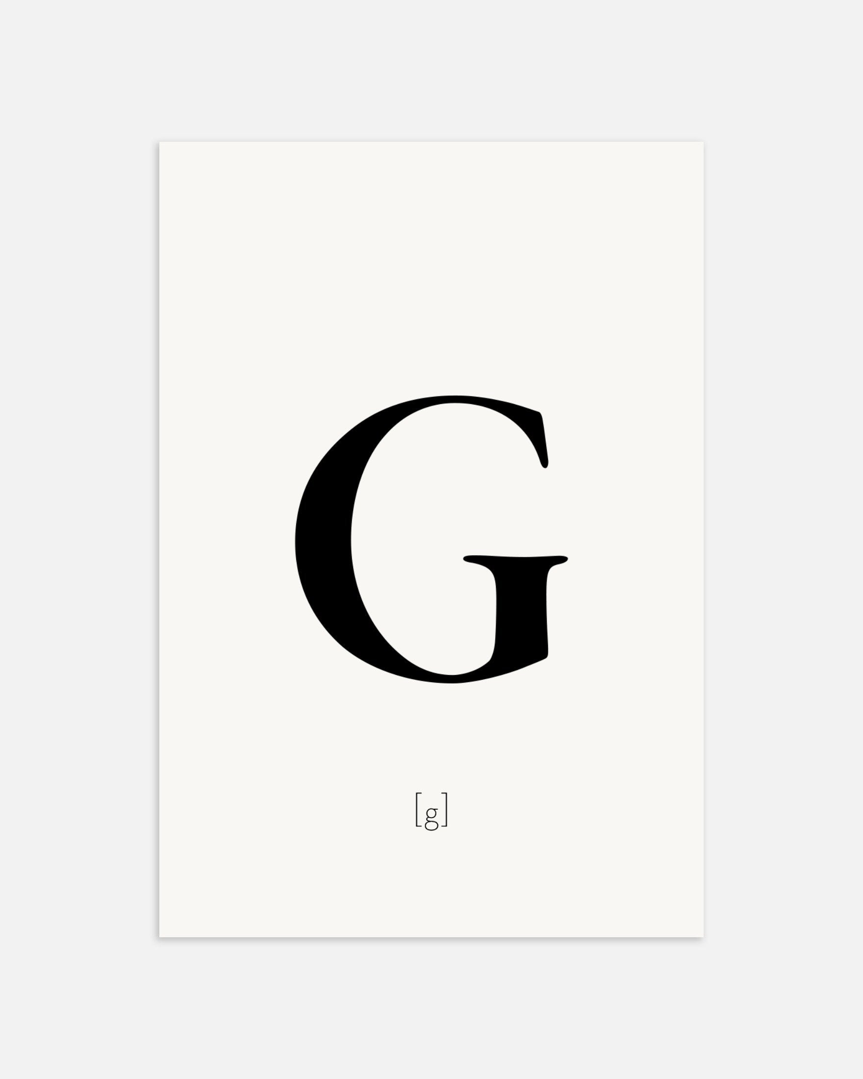 Poster of Letter G, thumbnail