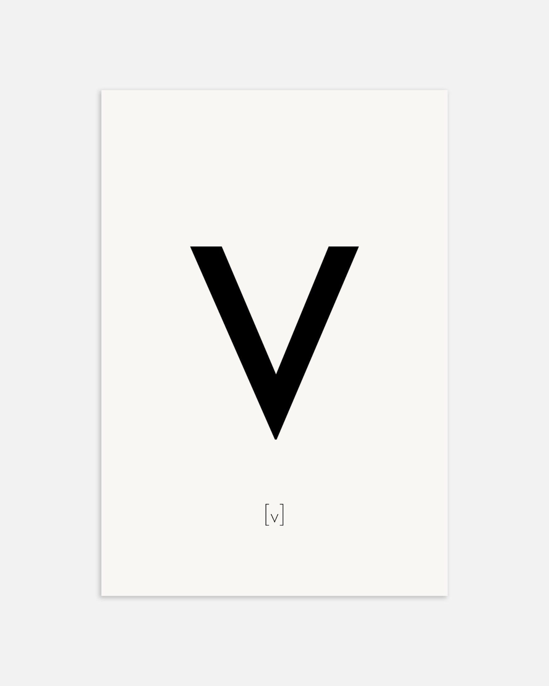 Poster of Letter V, thumbnail