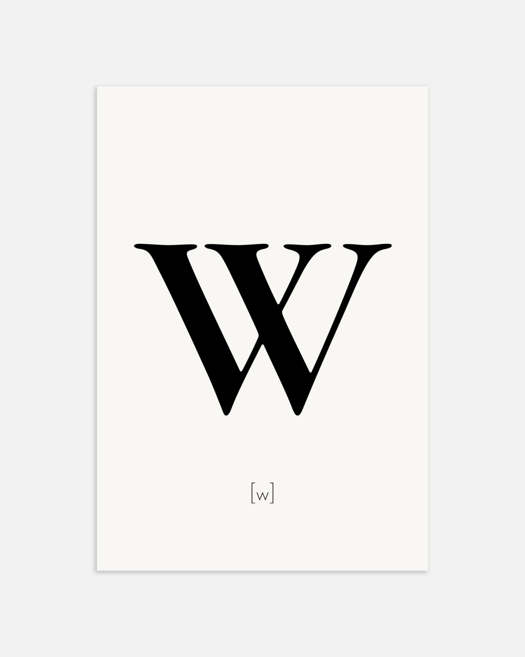 Poster of Letter W, thumbnail