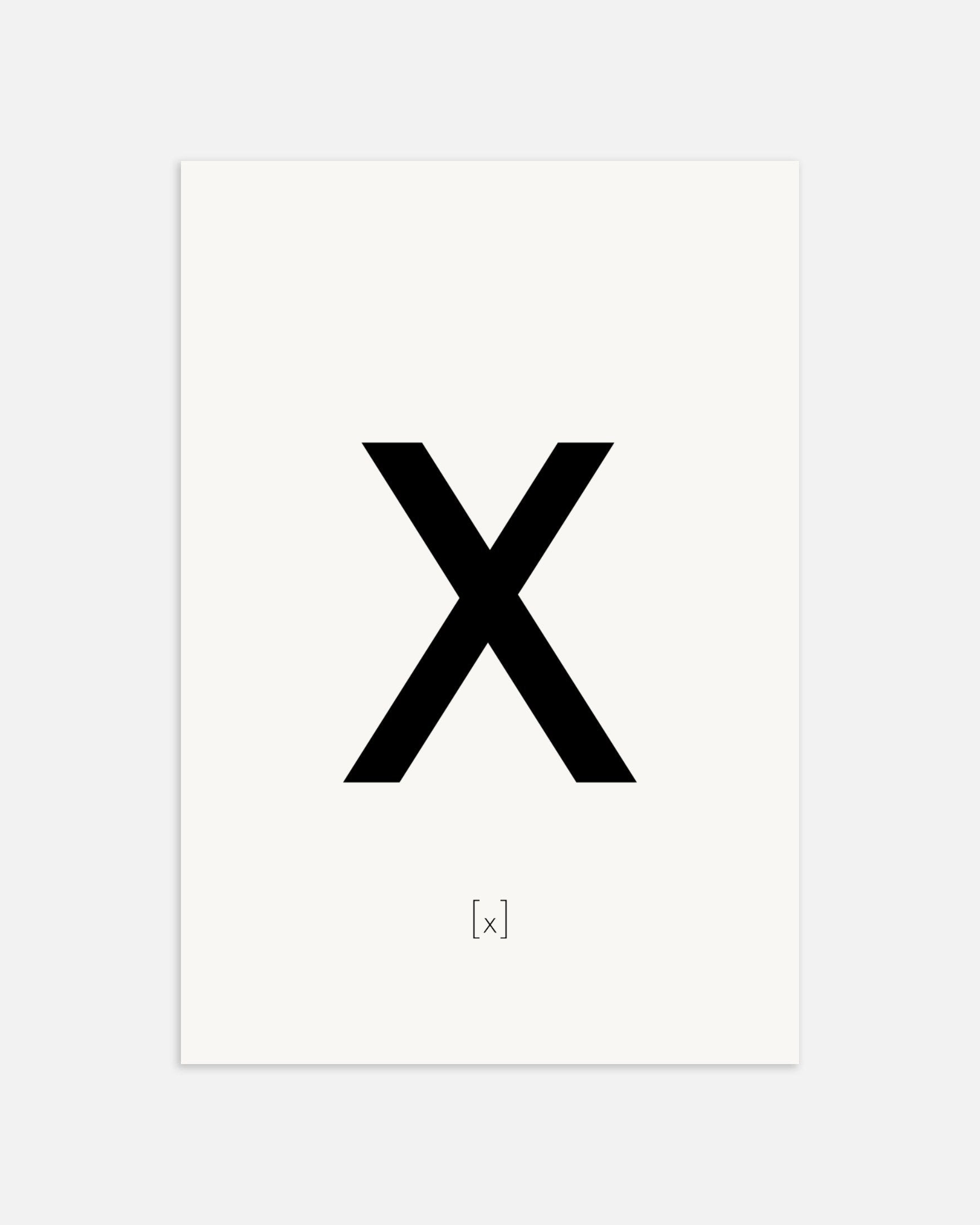 Poster of Letter X, thumbnail