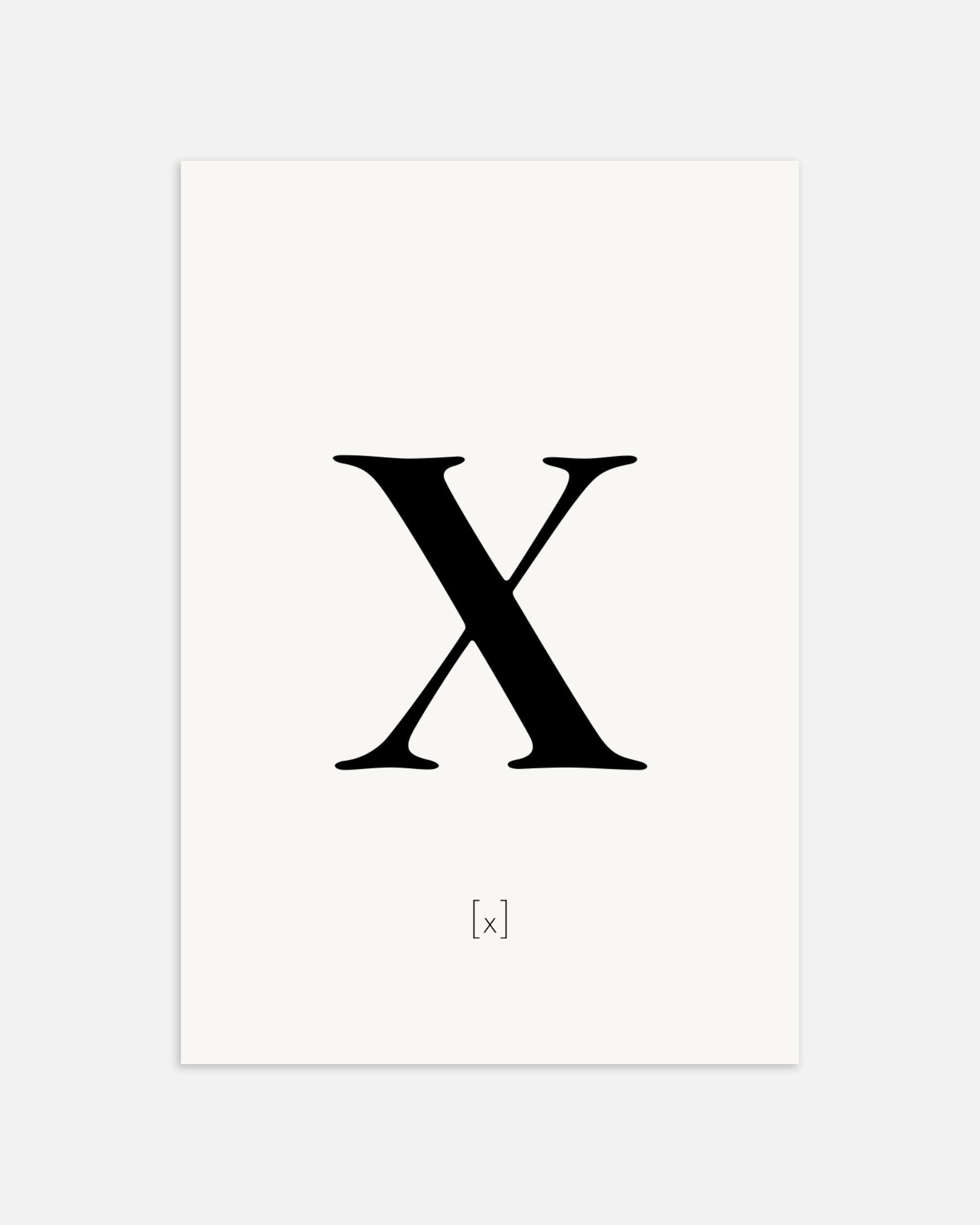 Poster of Letter X, thumbnail