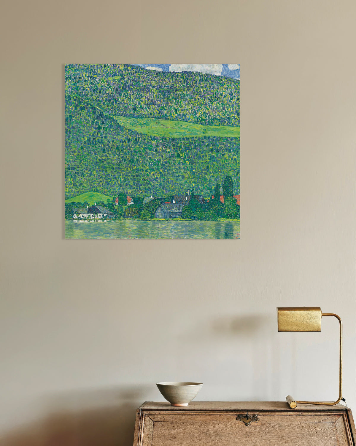 Poster av Litzlberg ved Attersee (1914–1915) av Gustav Klimt
