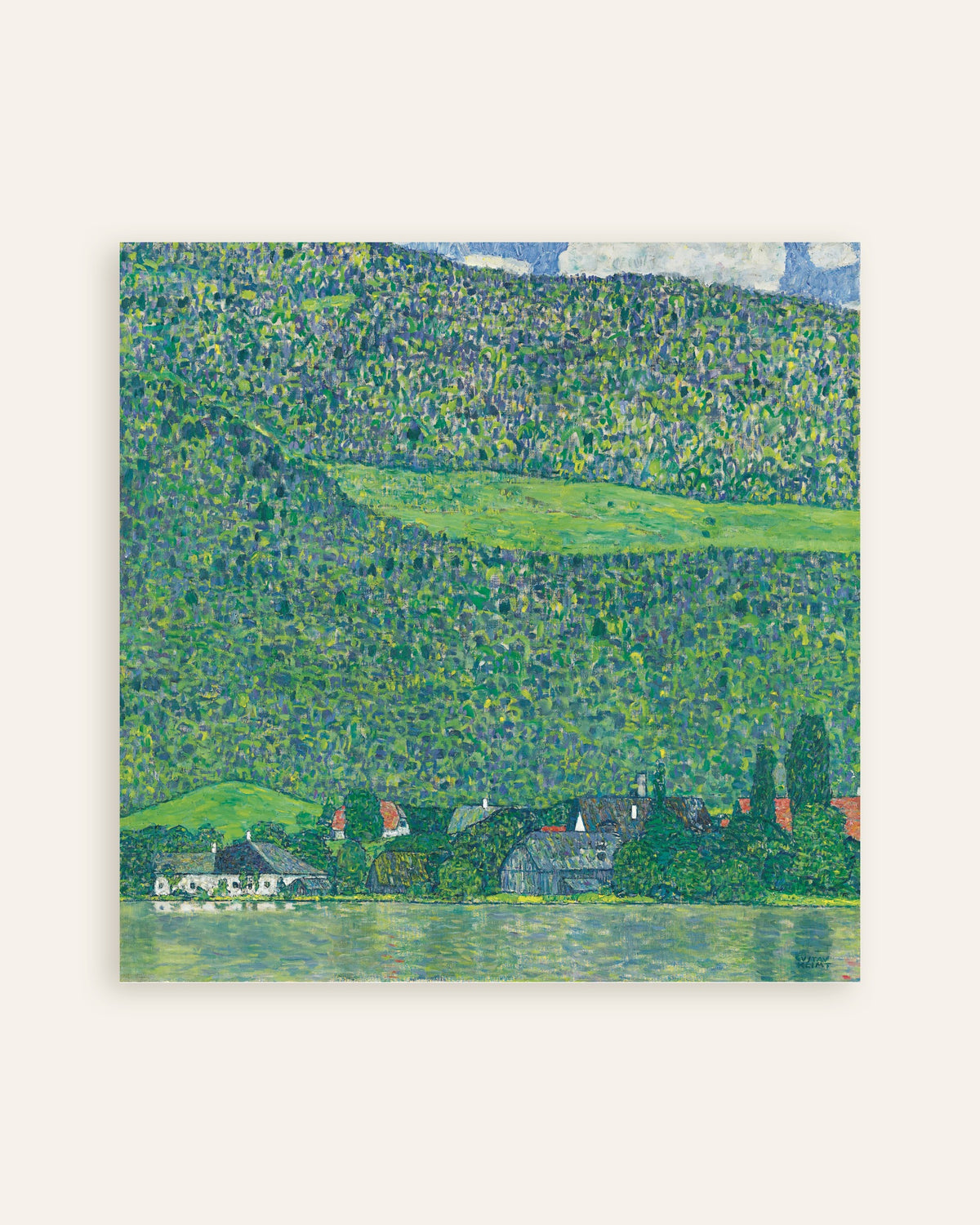 Poster av Litzlberg ved Attersee (1914–1915) av Gustav Klimt, miniatyrbilde