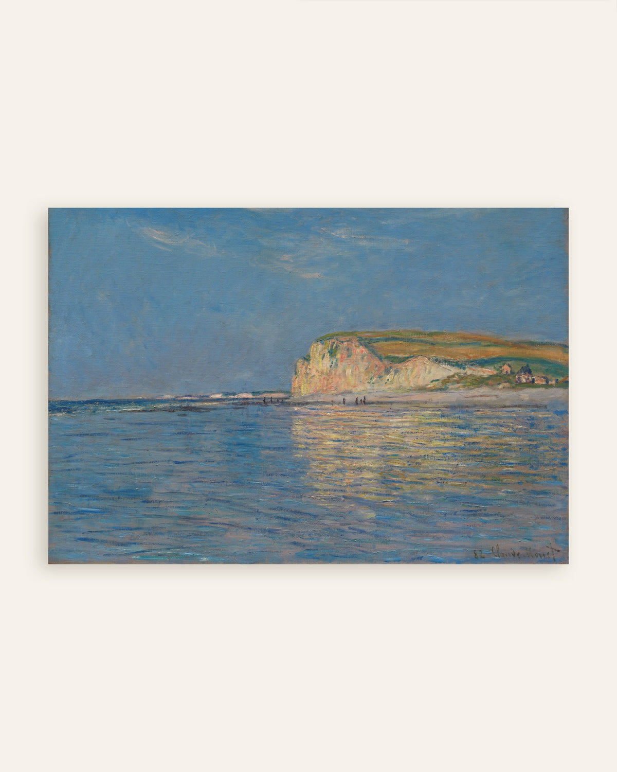 Poster of Low Tide at Pourville, near Dieppe (1882) by Claude Monet, thumbnail