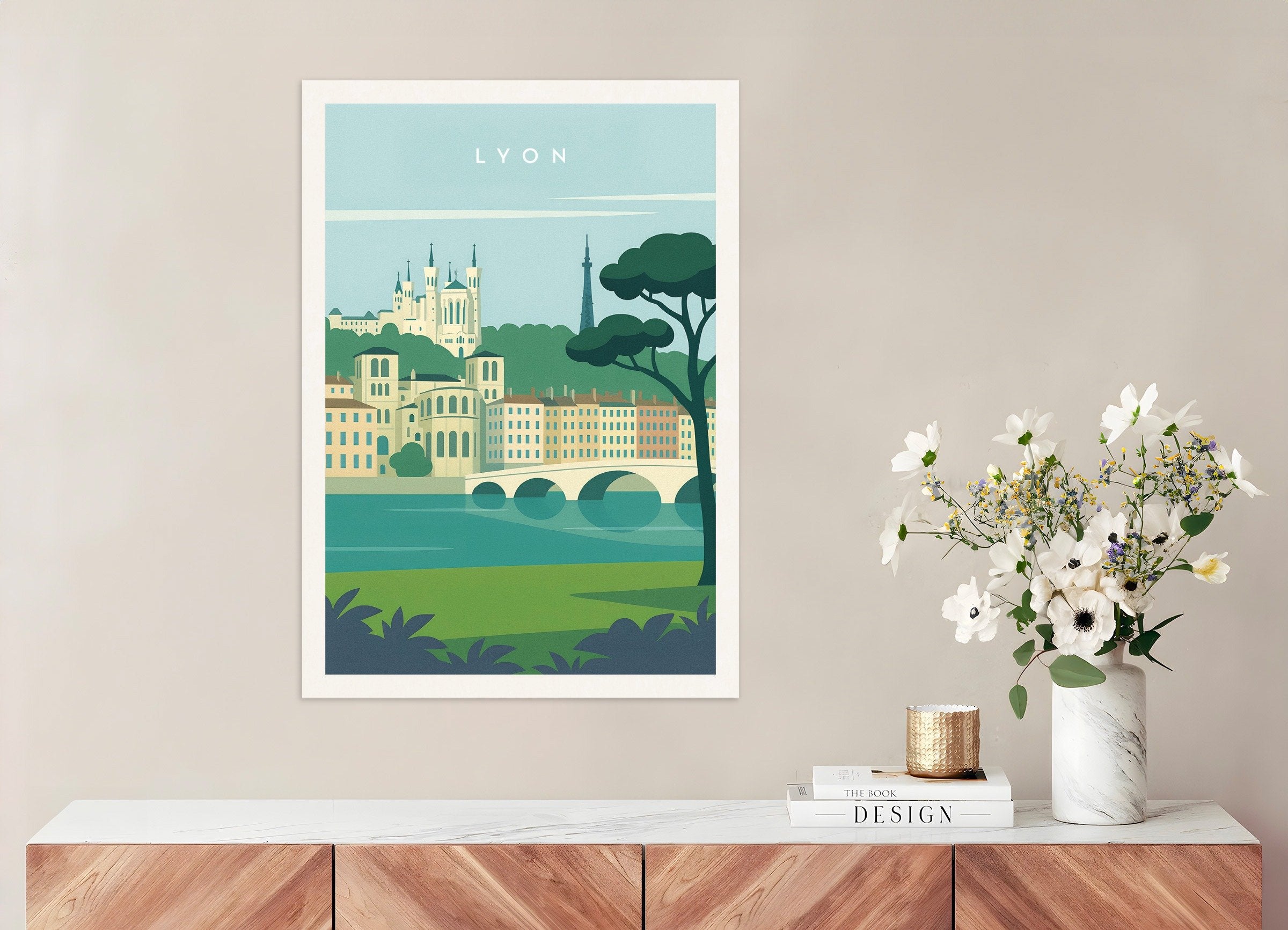 Poster of Lyon Wall Art Print