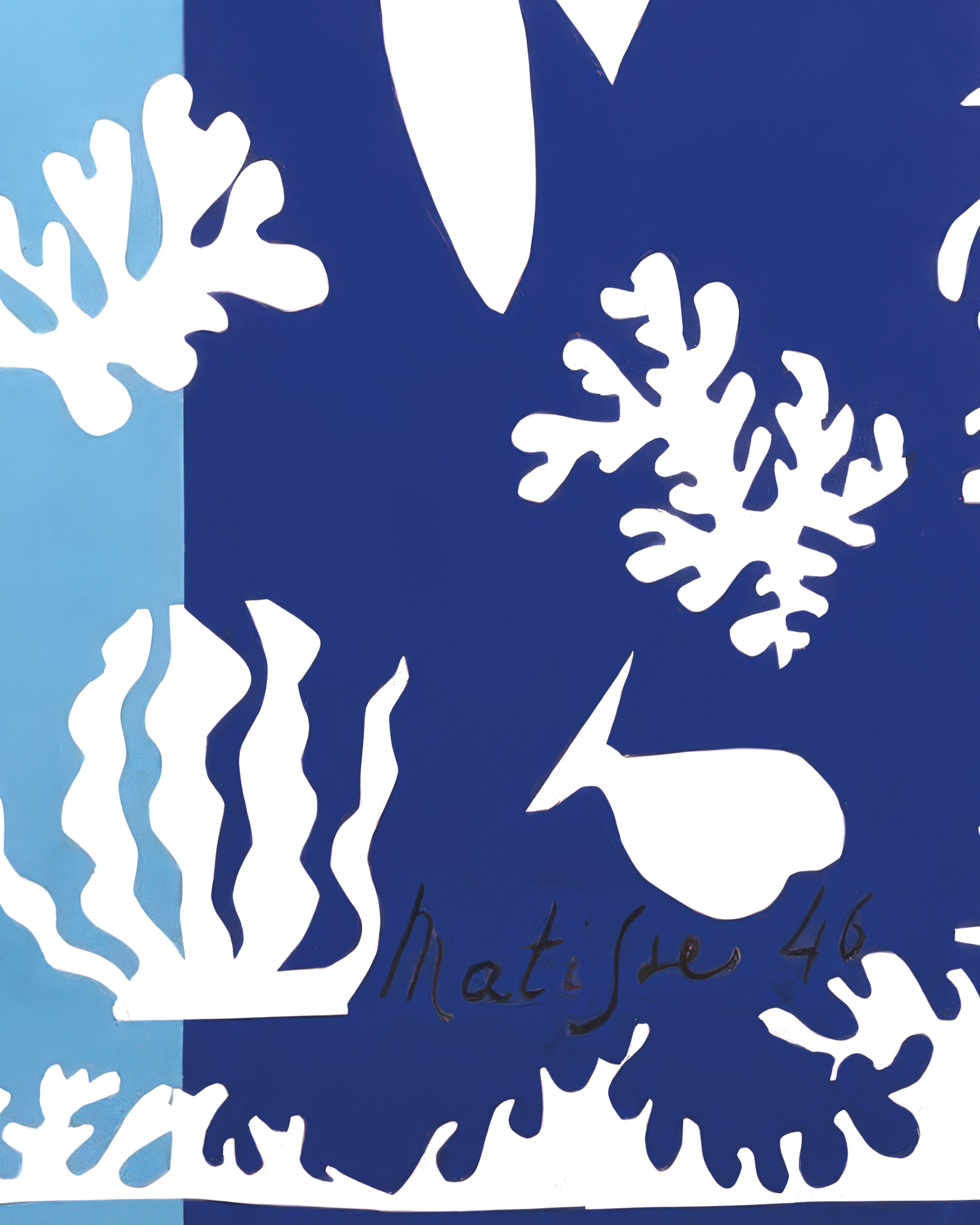 Polynesia, havet (1946) av Henri Matisse - Poster