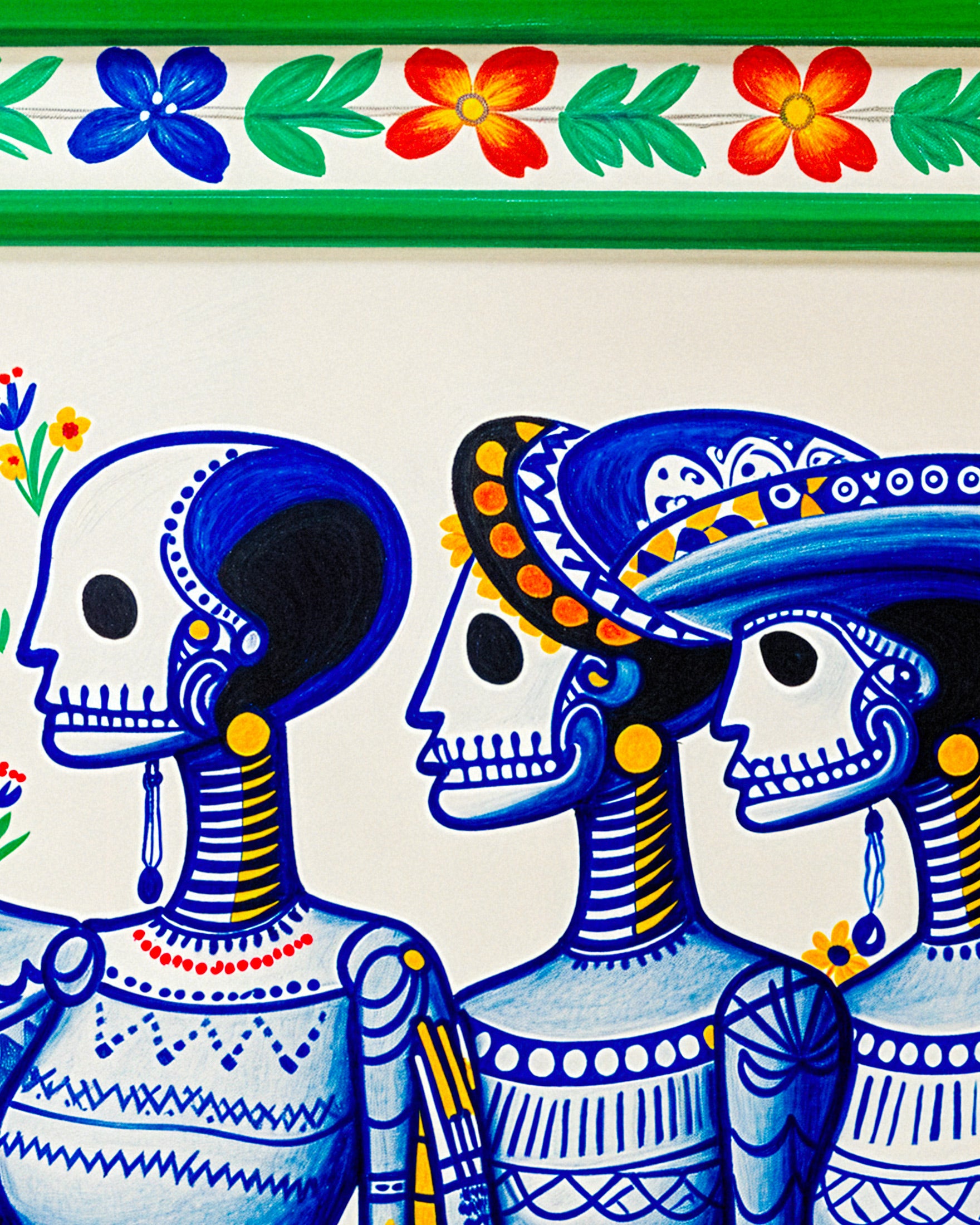 Póster del Día de los Muertos en México