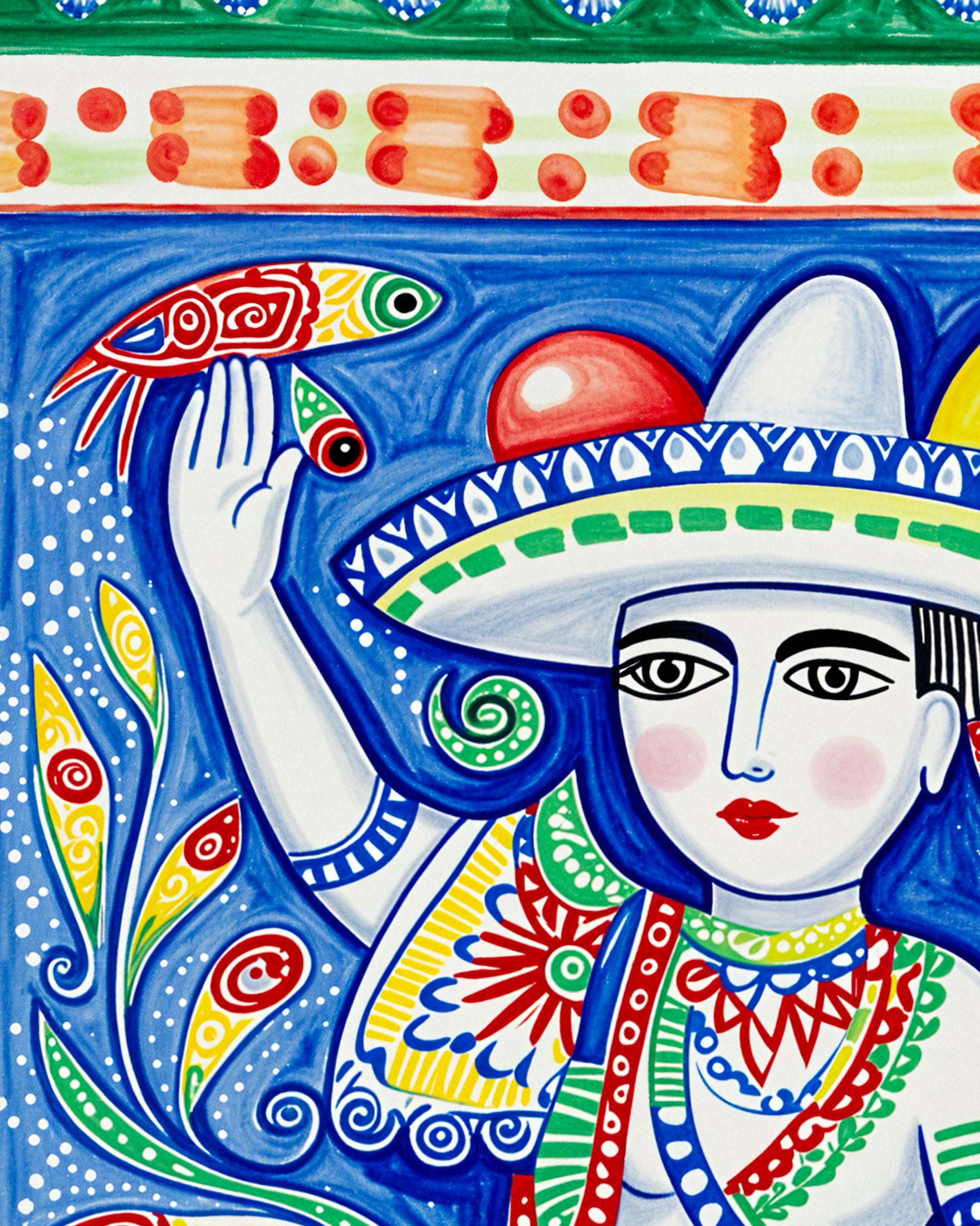 Mexicaanse kunst, folklore, de danser - Poster