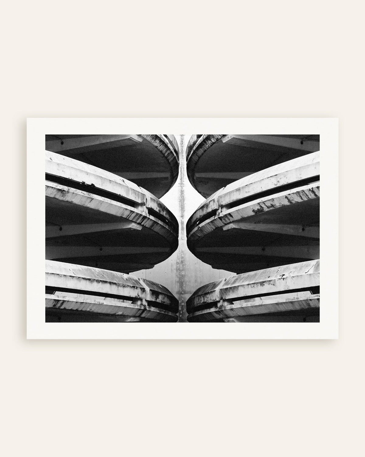 Poster of Mirrored Car Park Ramps, thumbnail