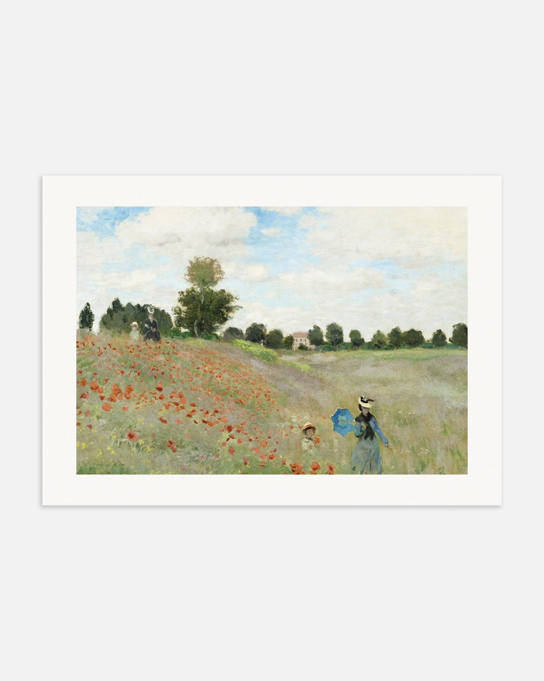 Poster of Monet Poppy field, thumbnail