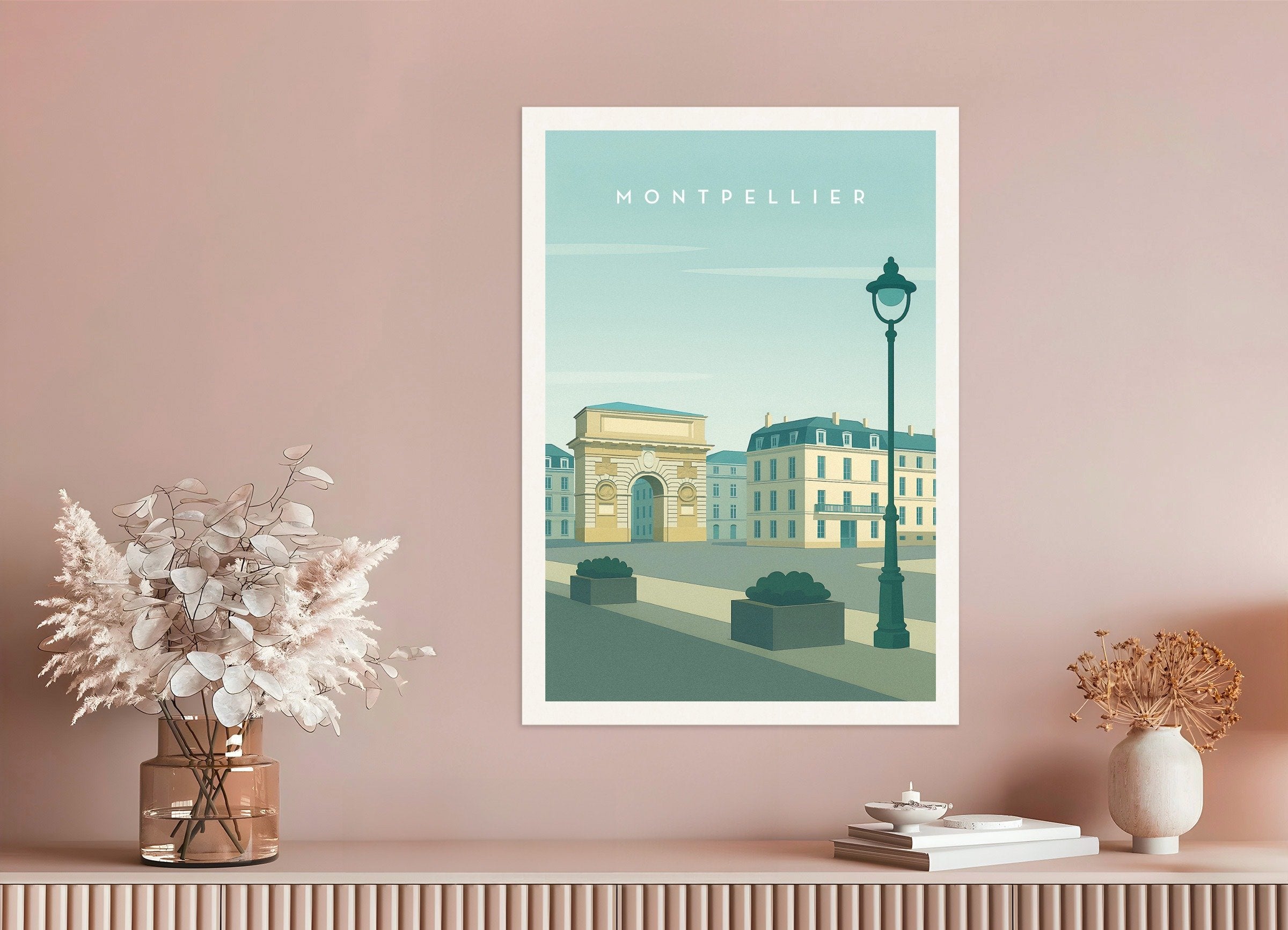 Poster of Montpellier Wall Art Print