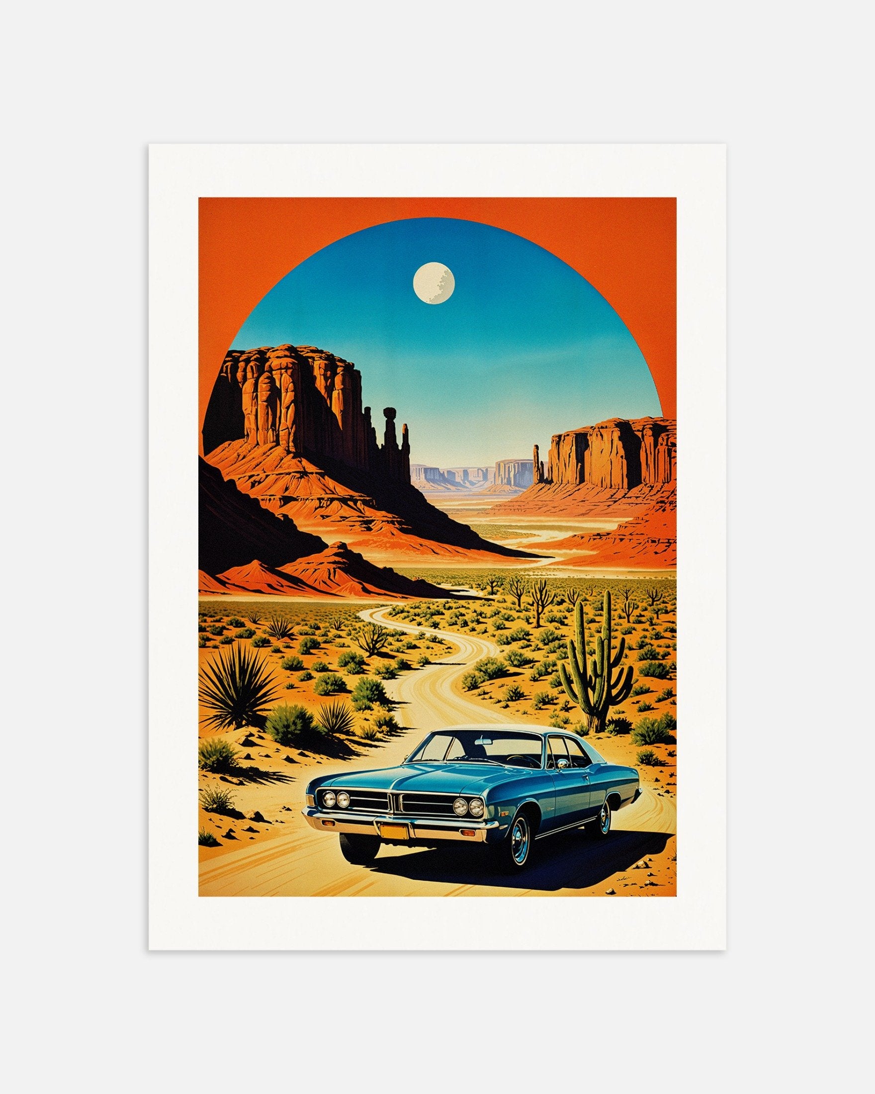 Poster of Monument Valley American Vintage Poster, thumbnail