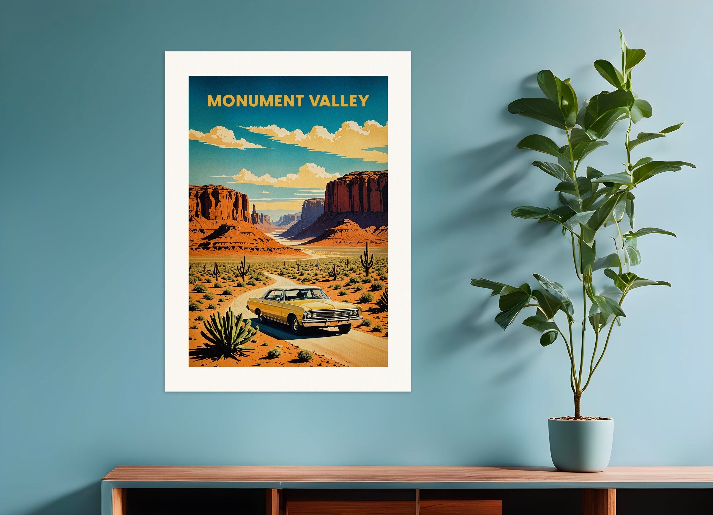 Poster of Monument Valley poster