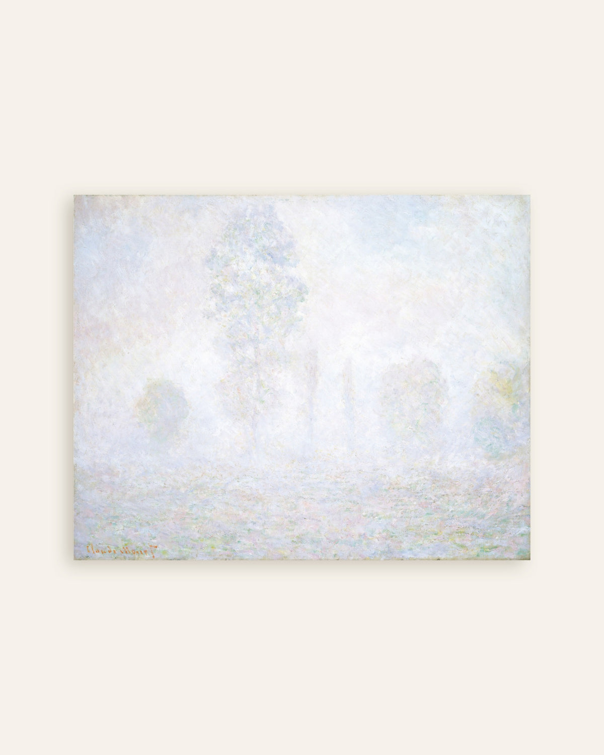 Plakat Morgendis (1888) av Claude Monet, miniatyr