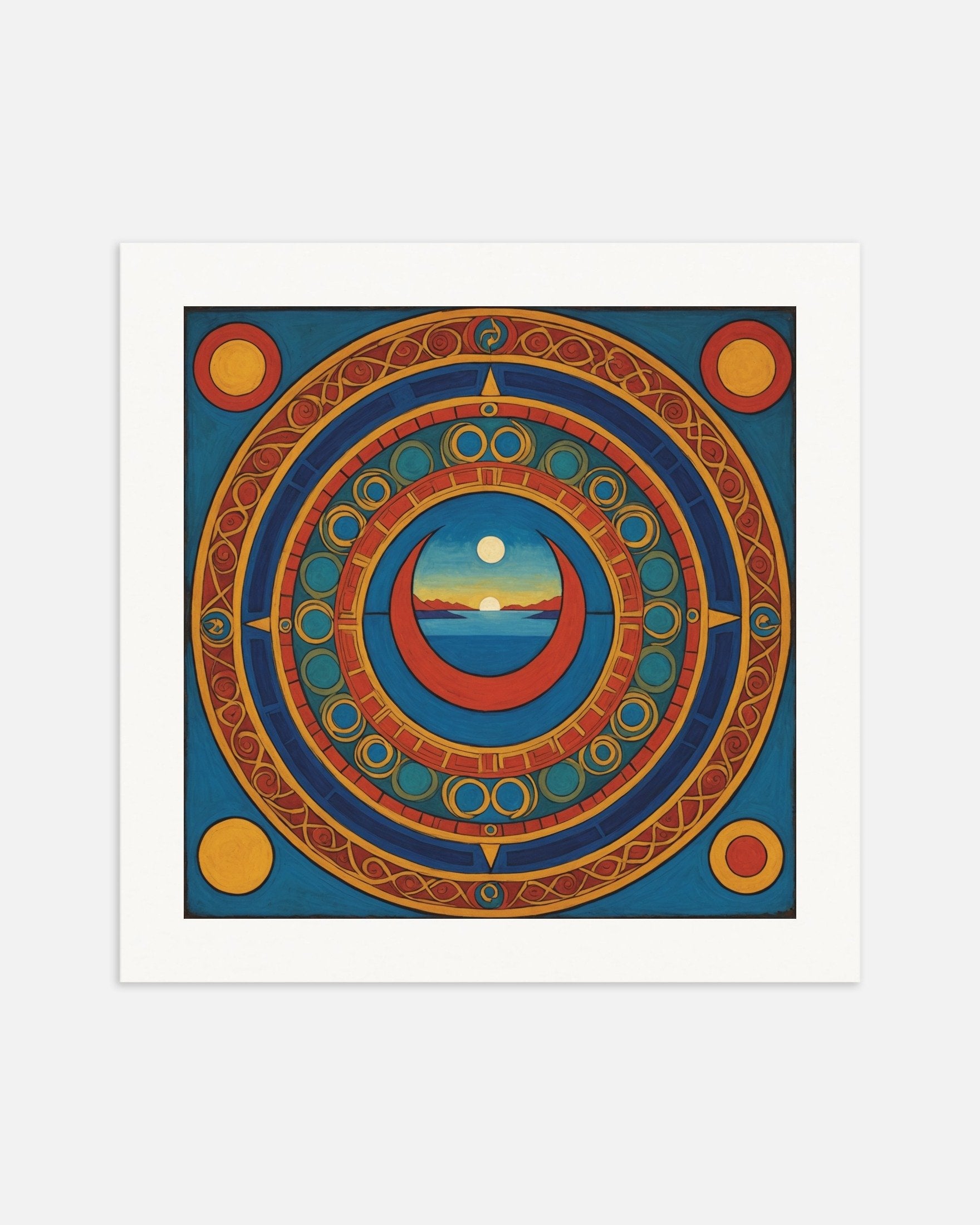 Poster of Mystical landscapes with spiritual symbolism, thumbnail