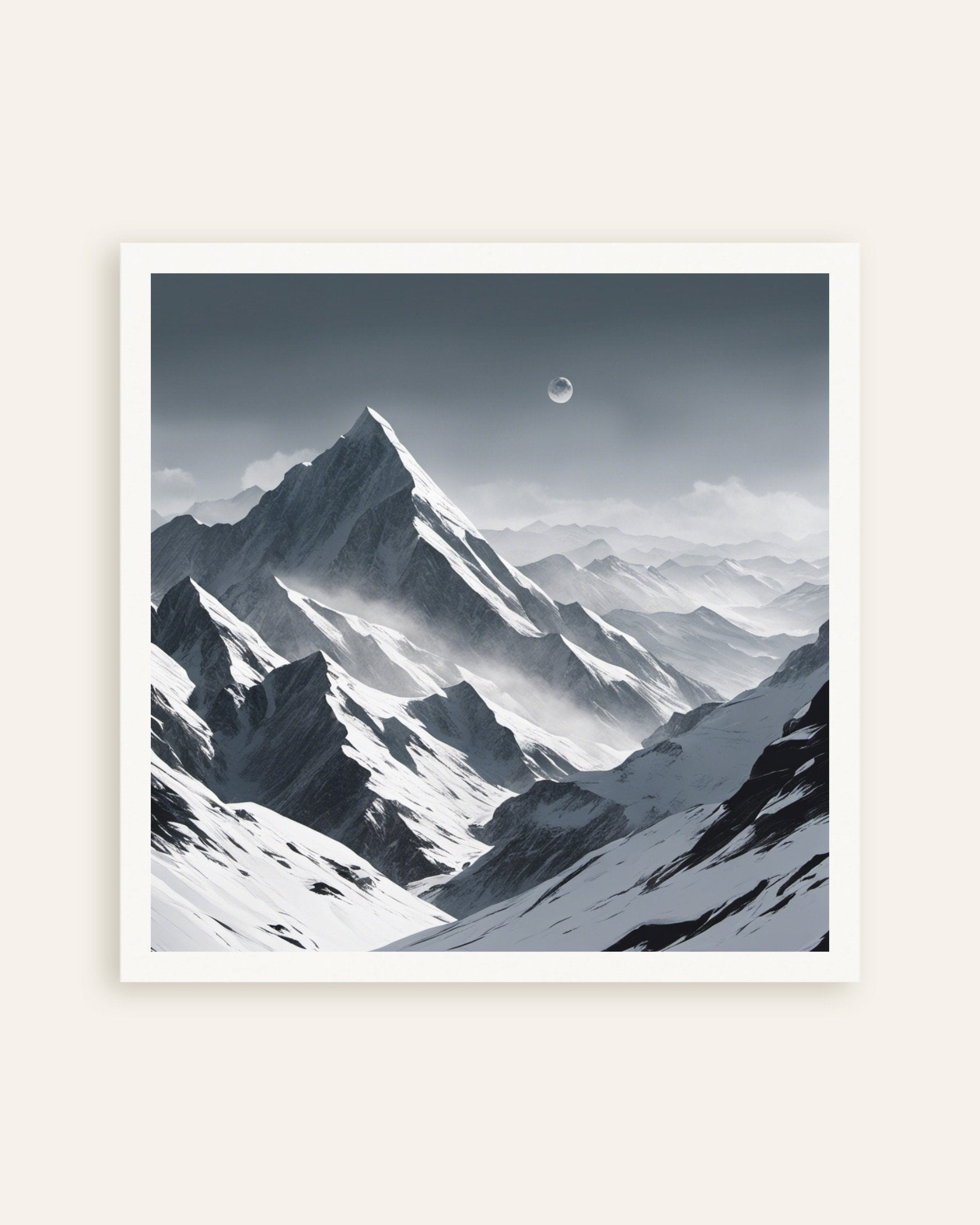 Poster of Neo-minimalism, Mountains - Poster, thumbnail