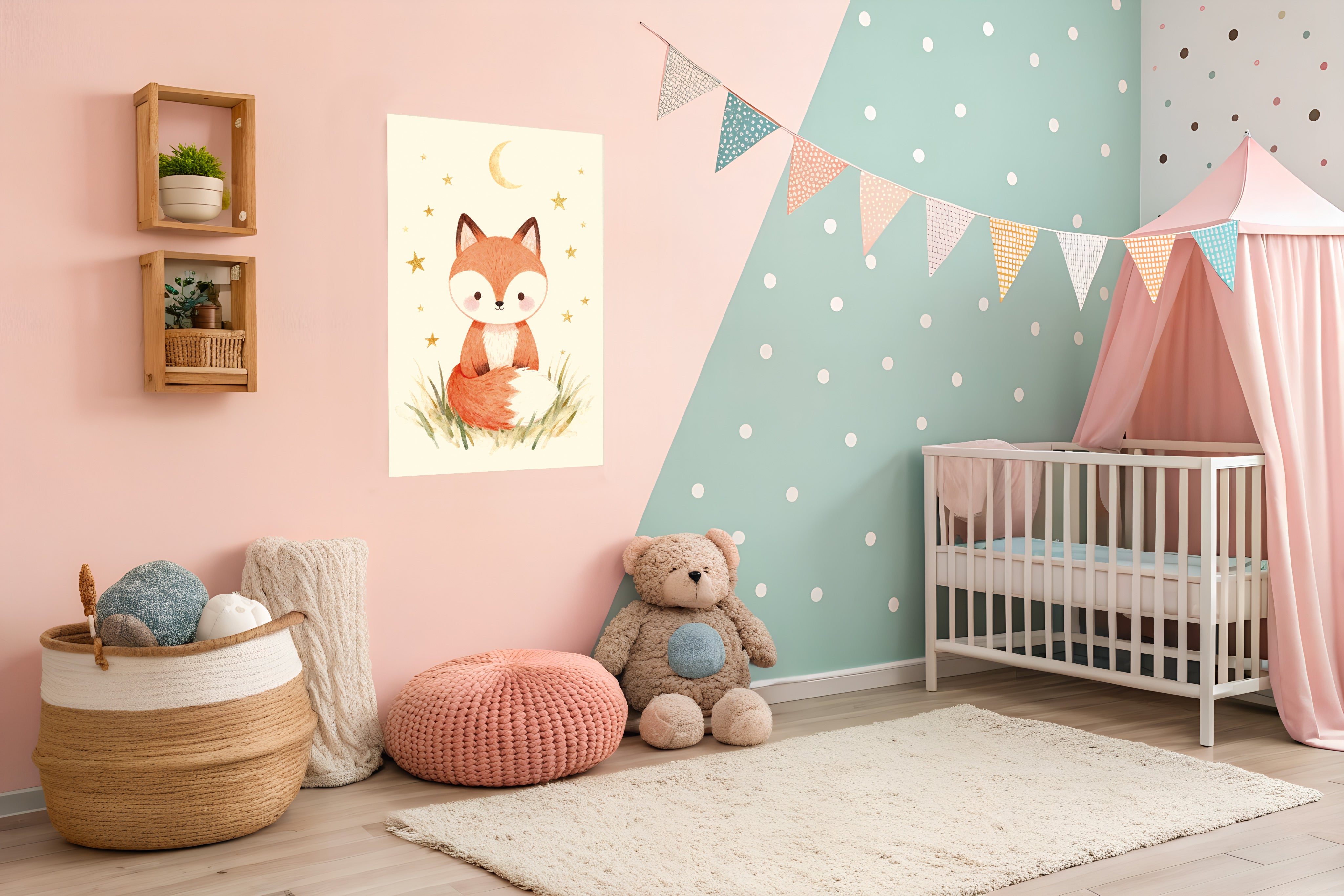 Fox Poster – Nursery Wall Art