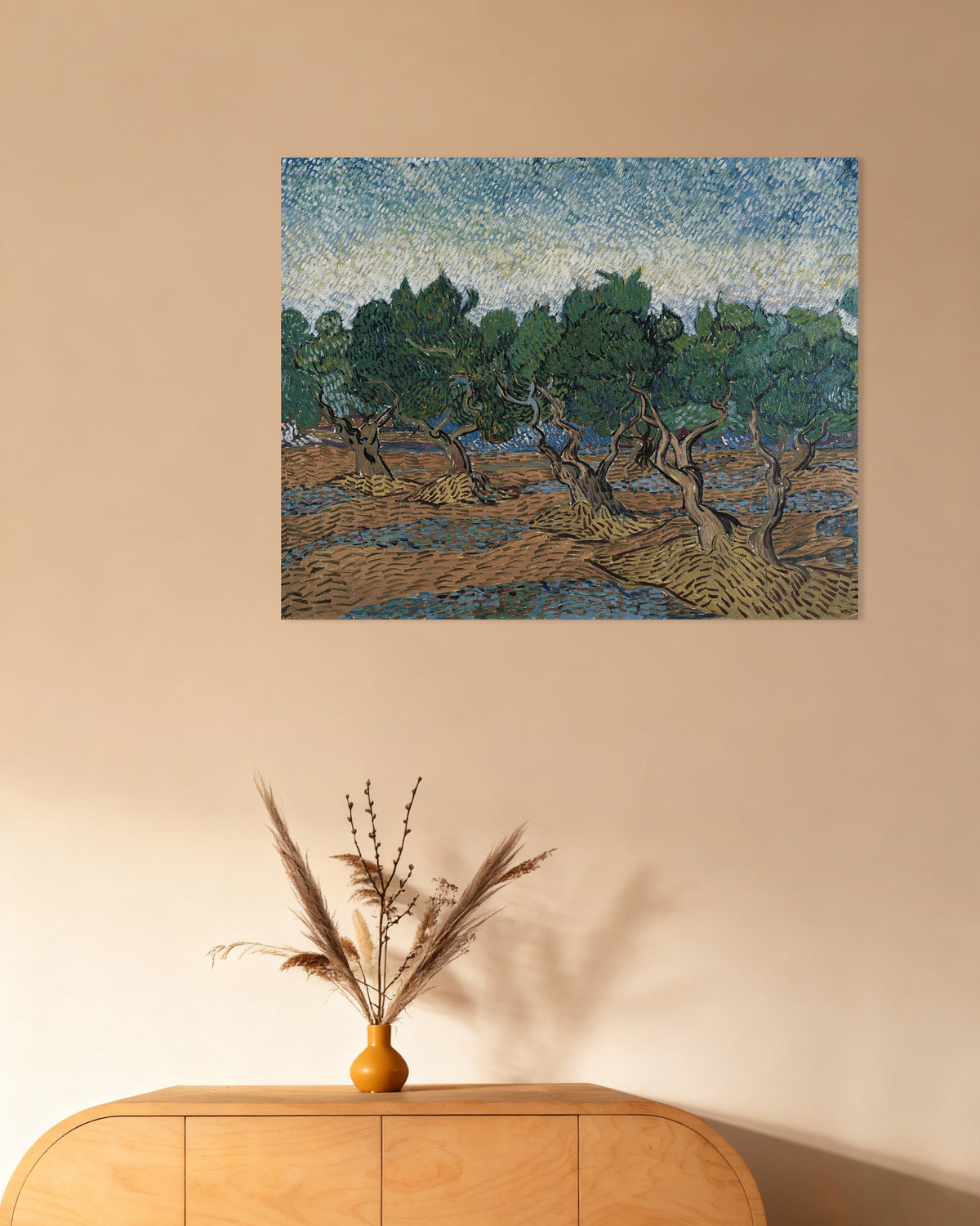 Poster av Olivengård (1889) av Vincent van Gogh