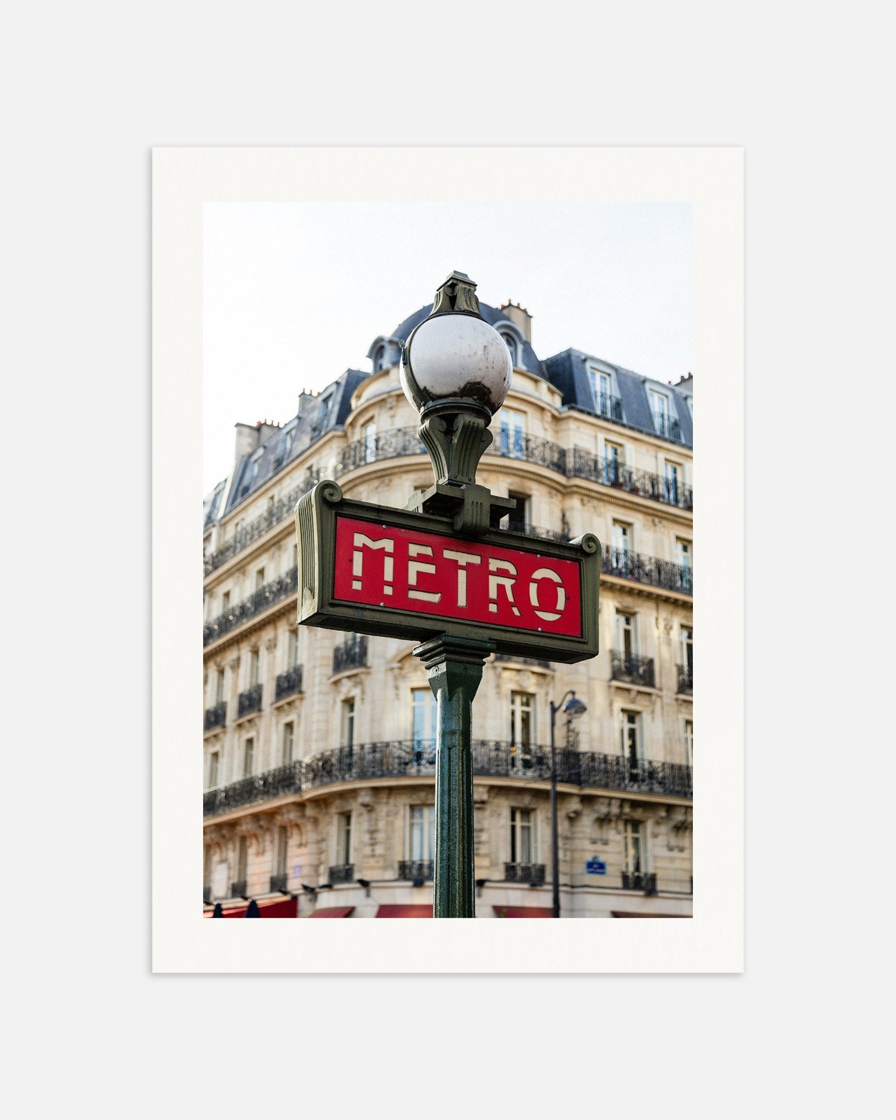 Poster of Paris Metro sign, Hector Guimard, thumbnail