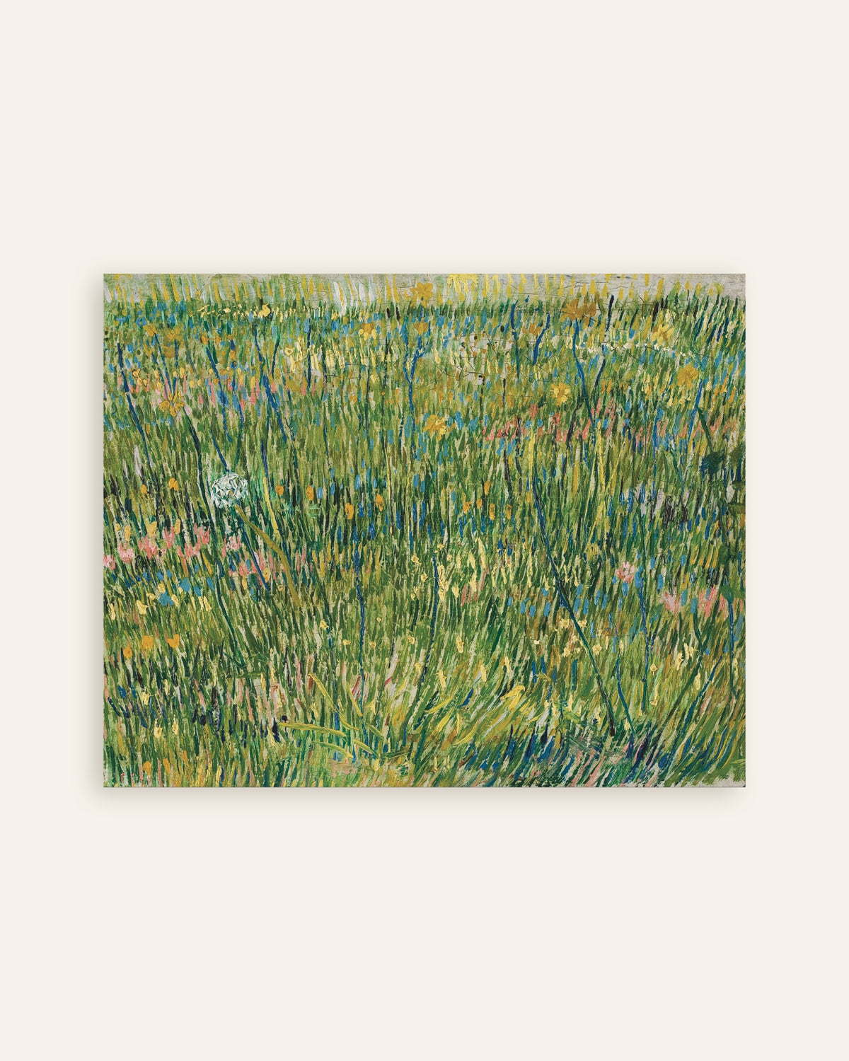 Poster av Gressflekk (1887) av Vincent van Gogh, miniatyr