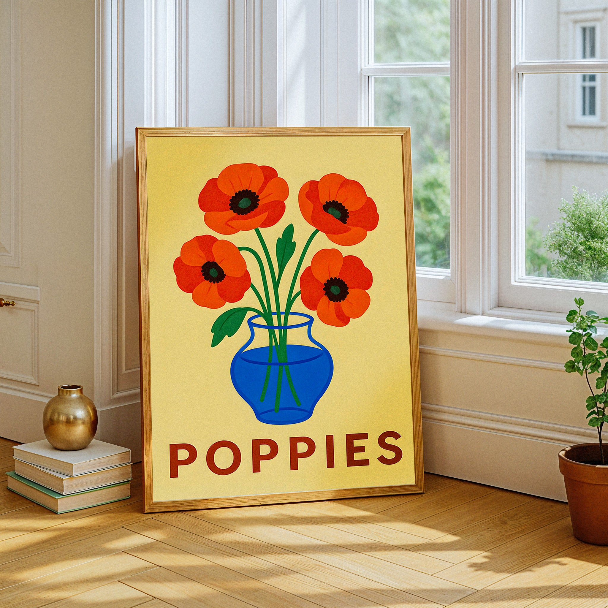Red Poppies Poster