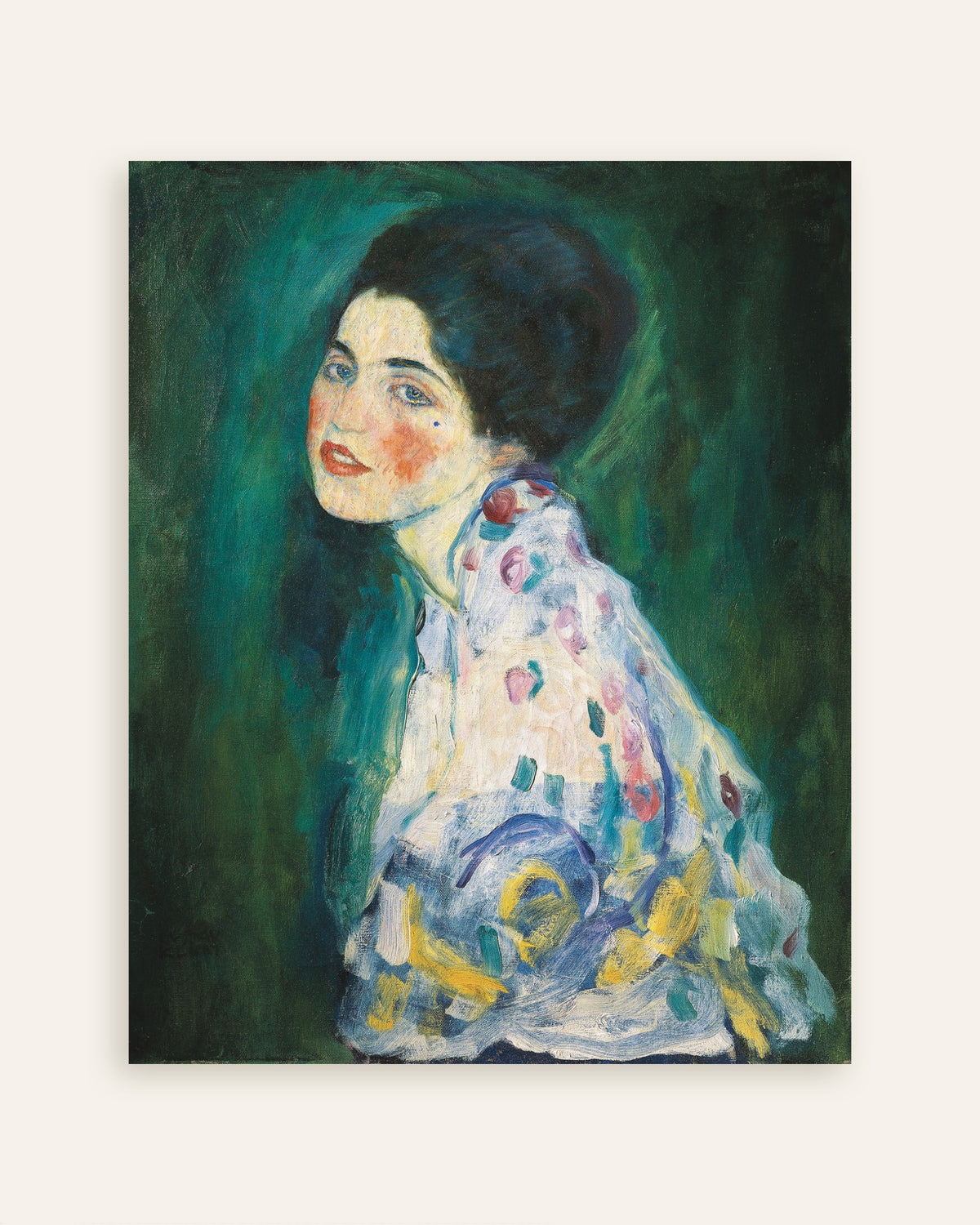 Plakat Portrett av en dame (1916–1917) av Gustav Klimt, miniatyr